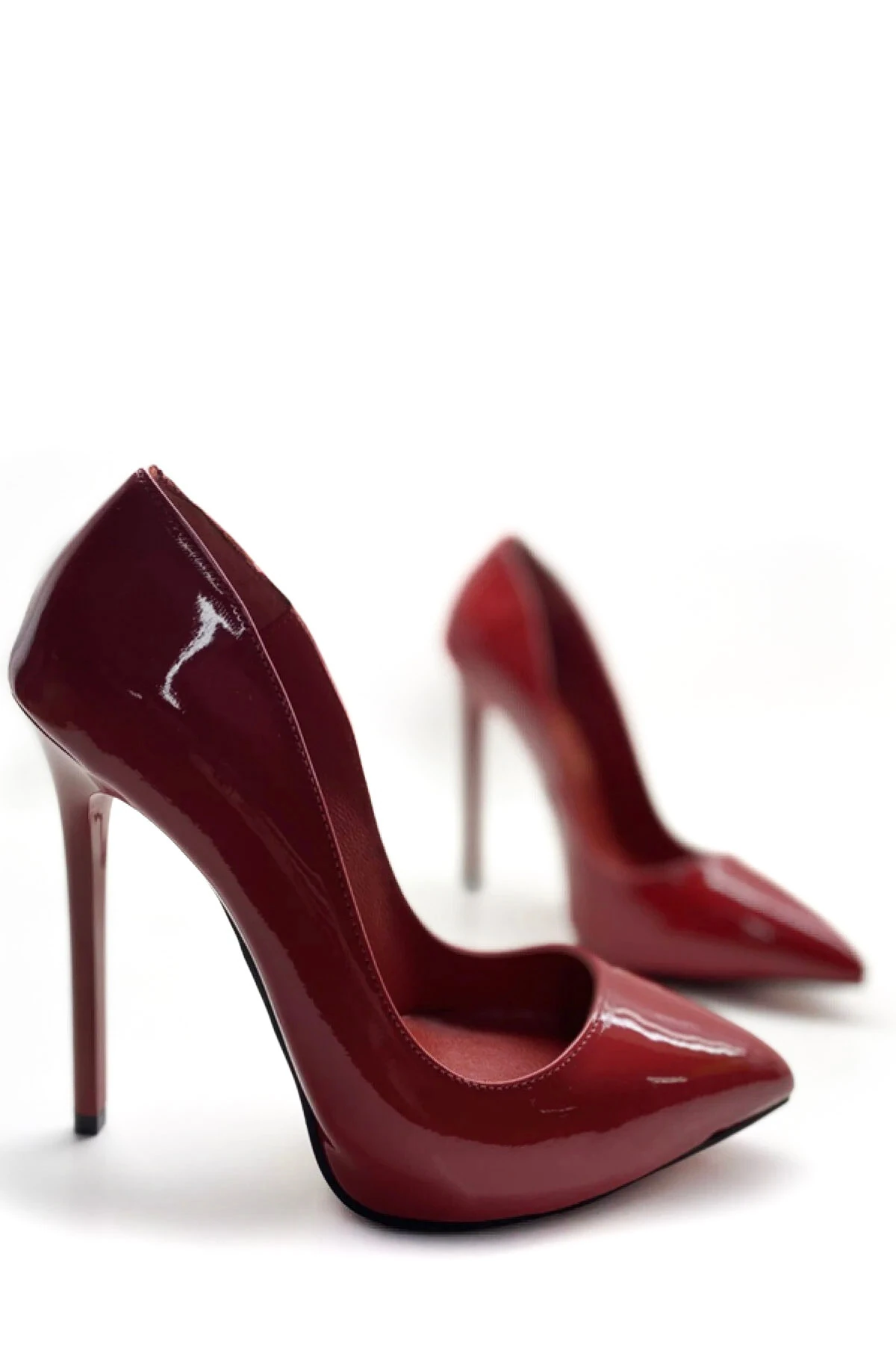 Andromeda Hakiki Deri Astarlı Gizli Platformlu Stiletto Yüksek Topuklu Ayakkabı