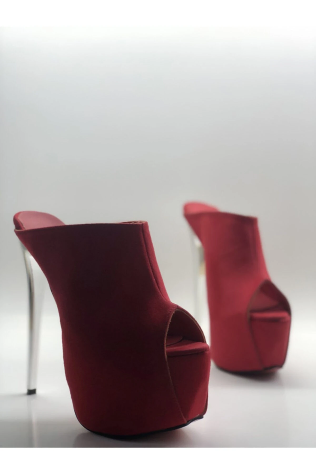 Sabo Hakiki Deri Astarlı Platform Topuklu Ayakkabı Sandalet