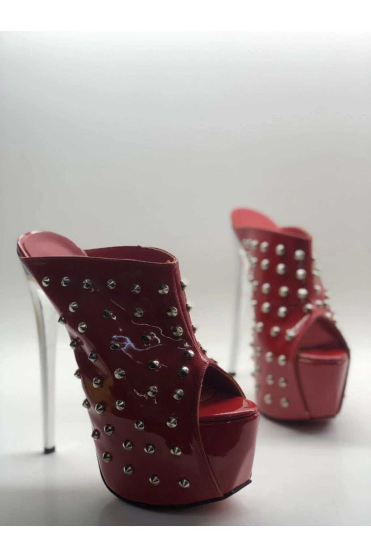 Sabo Tarotlu Hakiki Deri Astarlı Platform Topuklu Ayakkabı Sandalet