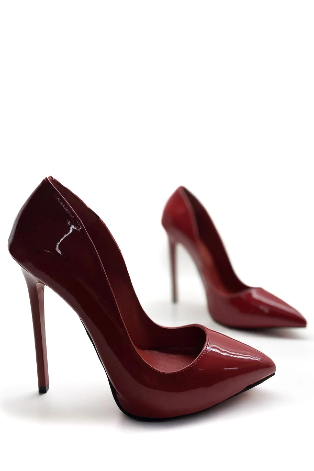 Andromeda Hakiki Deri Astarlı Gizli Platformlu Stiletto Yüksek Topuklu Ayakkabı