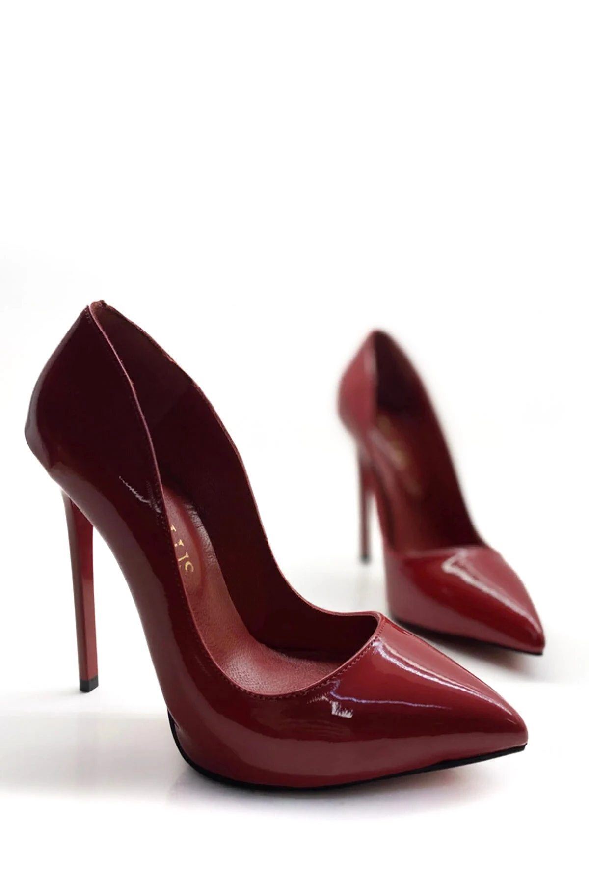 Andromeda Hakiki Deri Astarlı Gizli Platformlu Stiletto Yüksek Topuklu Ayakkabı