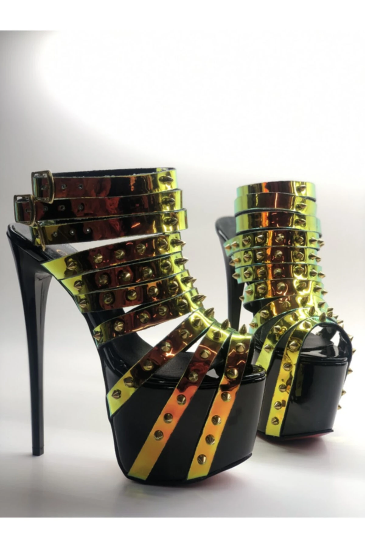 Polarisia Tarotlu Platform Topuklu Ayakkabı
