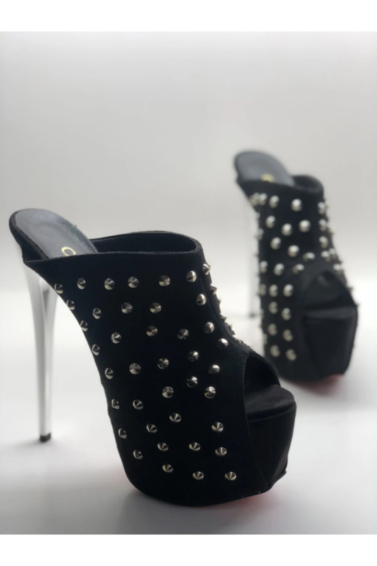 Sabo Tarotlu Hakiki Deri Astarlı Platform Topuklu Ayakkabı Sandalet