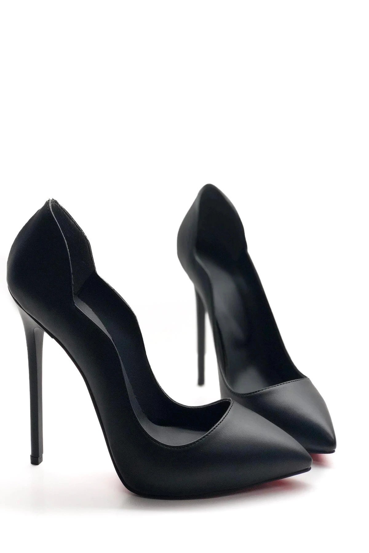 Lyra Gizli Platformlu Love Stiletto Topuklu Ayakkabı - si̇yah deri̇