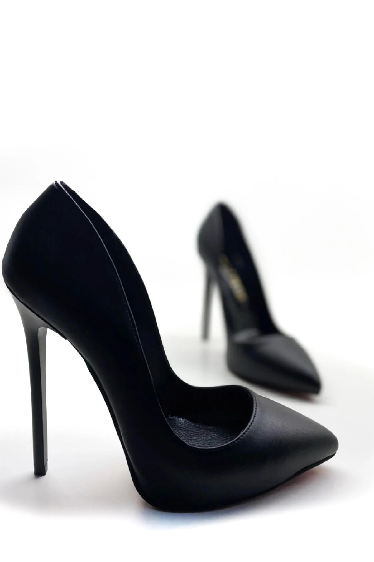 Andromeda Hakiki Deri Astarlı Gizli Platformlu Stiletto Topuklu Ayakkabı