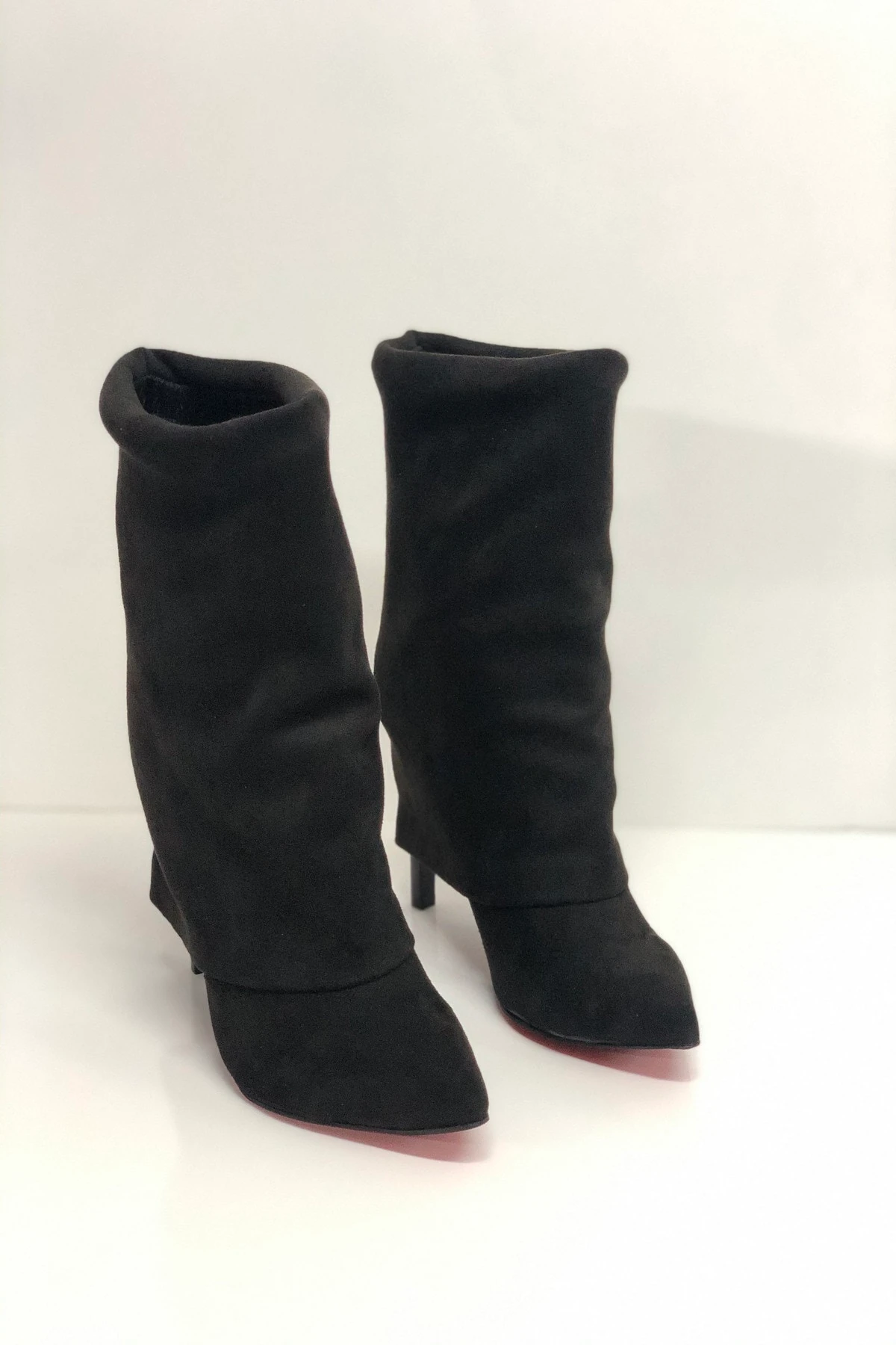 Kadın Siyah Topuklu Bot