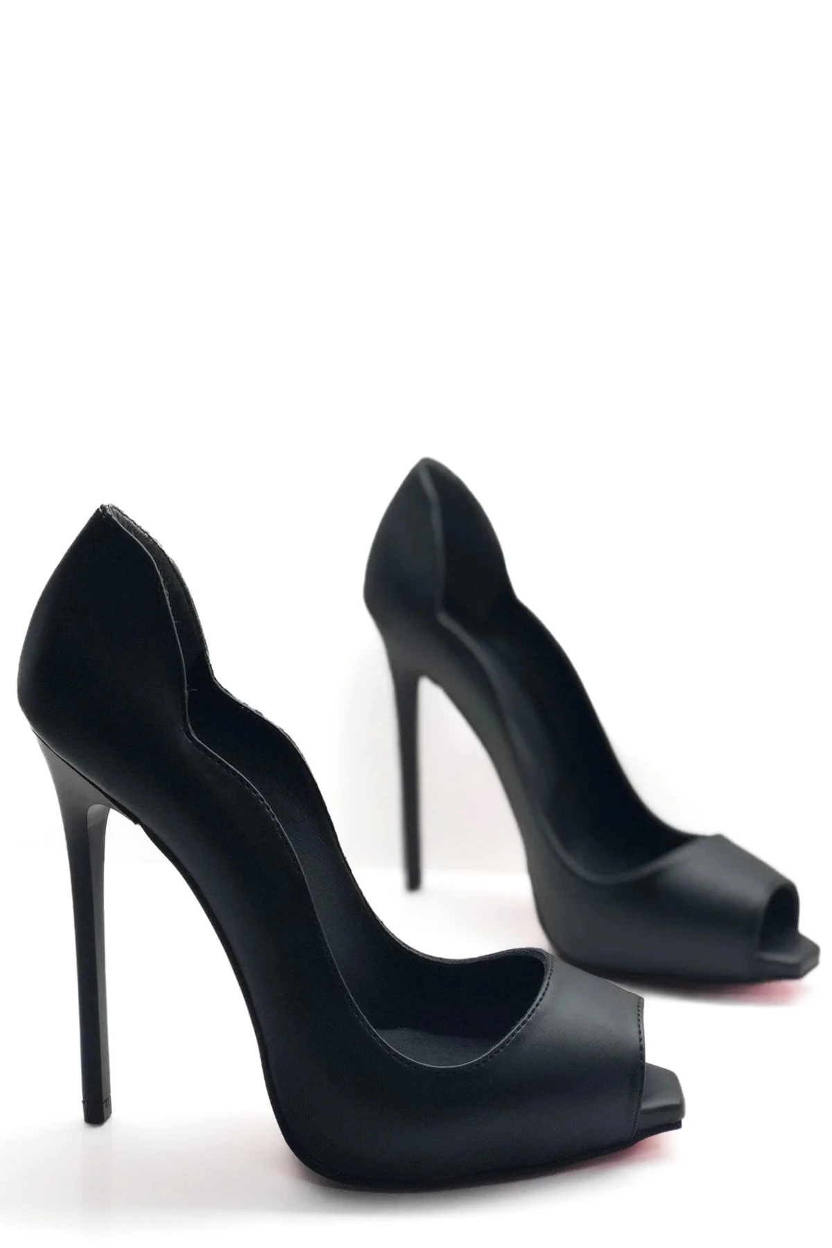 Amarelle Gizli Platformlu Kare Burun Love Stiletto Topuklu Ayakkabı