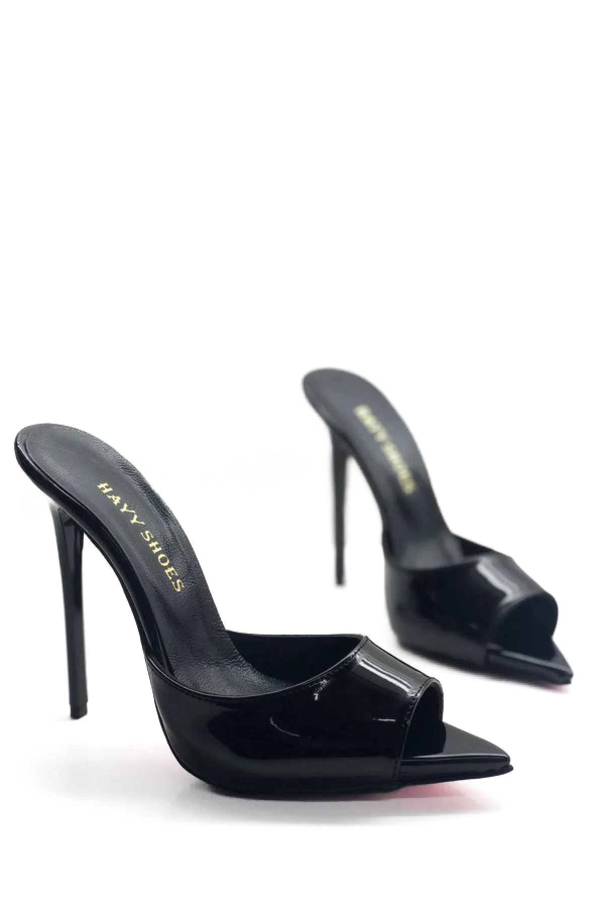 Nova Hakiki Deri Astarlı Gizli Platformlu Kadın Topuklu Terlik