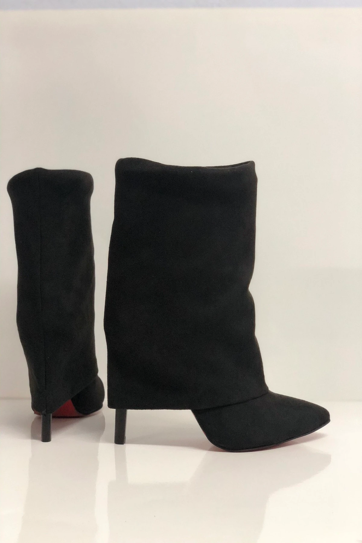 Kadın Siyah Topuklu Bot