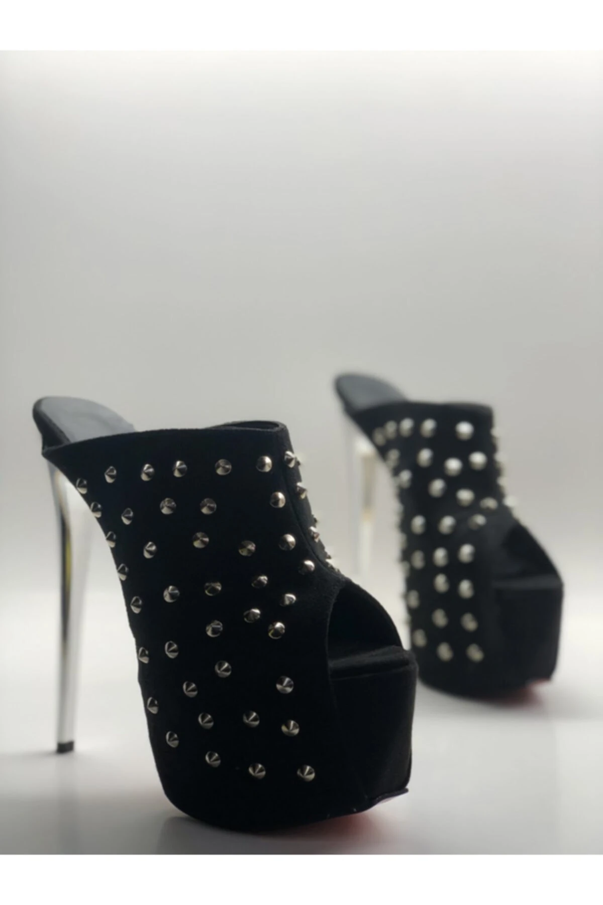 Sabo Tarotlu Hakiki Deri Astarlı Platform Topuklu Ayakkabı Sandalet