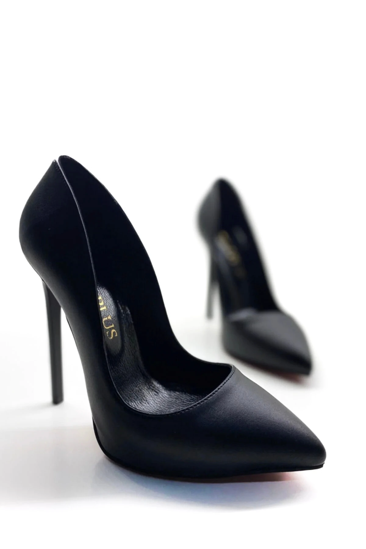 Andromeda Hakiki Deri Astarlı Gizli Platformlu Stiletto Topuklu Ayakkabı