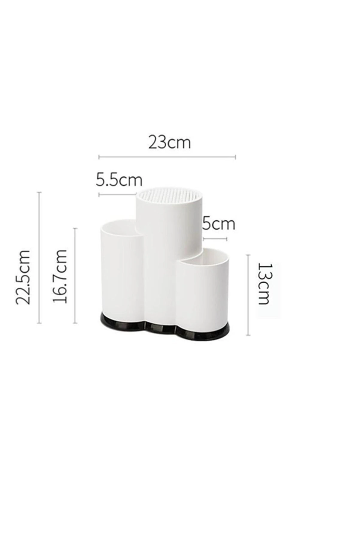 Çok Amaçlı Dik Kaşıklık Çatal Kaşık Organizeri Düzenleyici BEYAZ