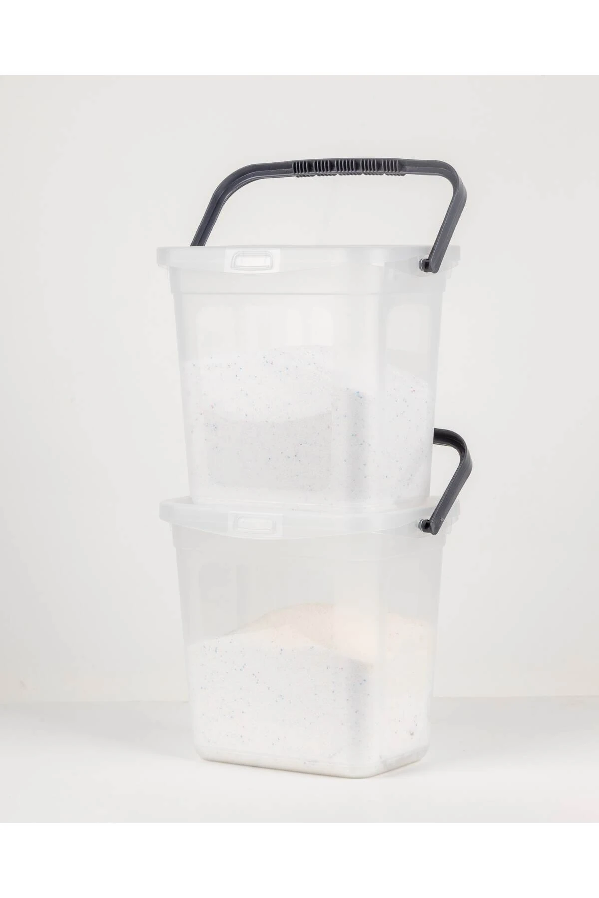 2 Adet 6 lt Saklama Kabı Şeffaf