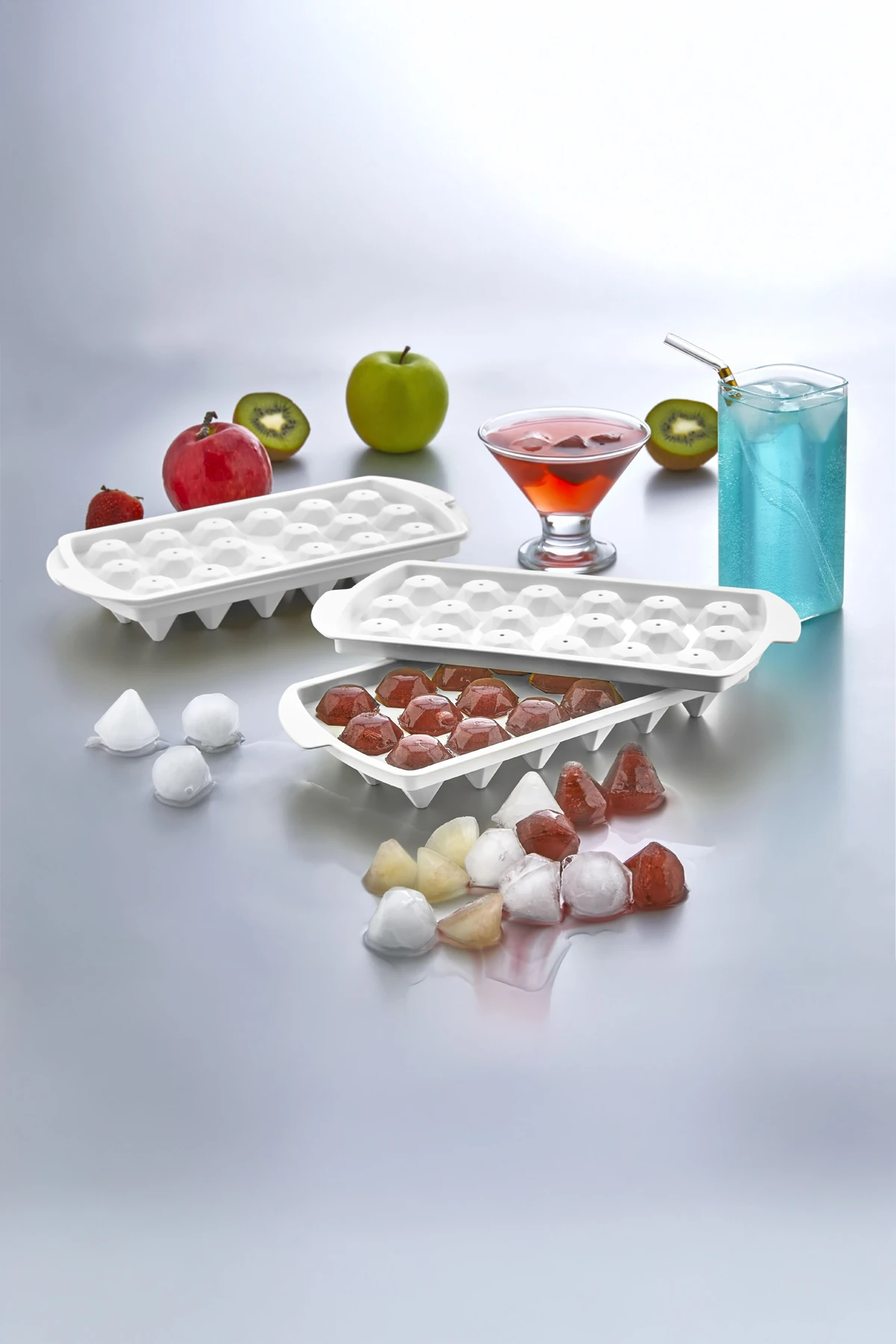 ELMAS MODEL BUZ KALIBI BEYAZ