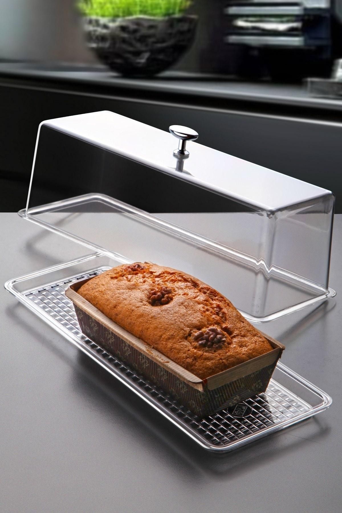 Dekoratif Tasarım Pasta, Kurabiye Saklama Ve Sunum Seti Küçük Boy