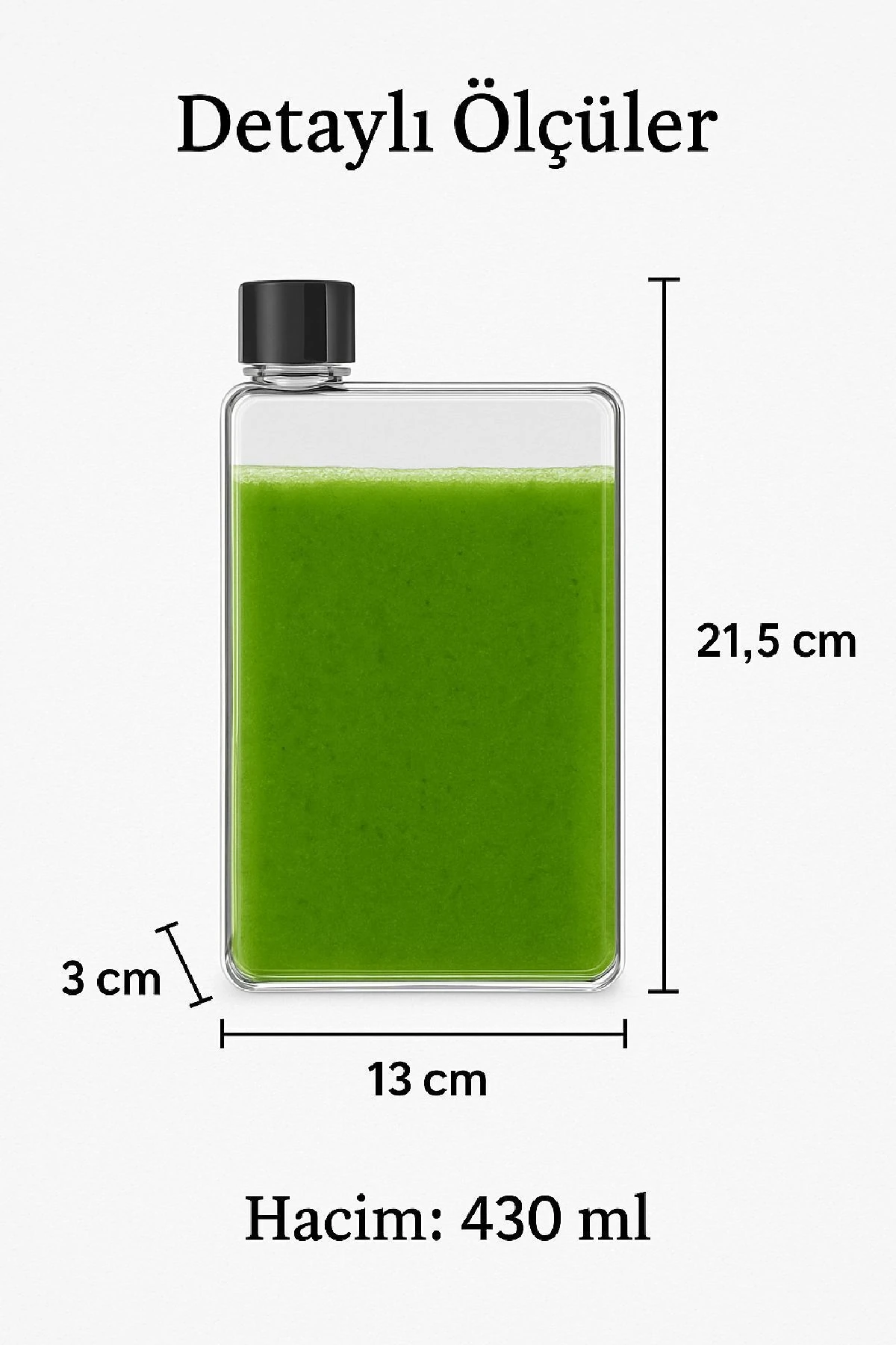 A5 İçecek Matarası ANTRASİT 430 ML