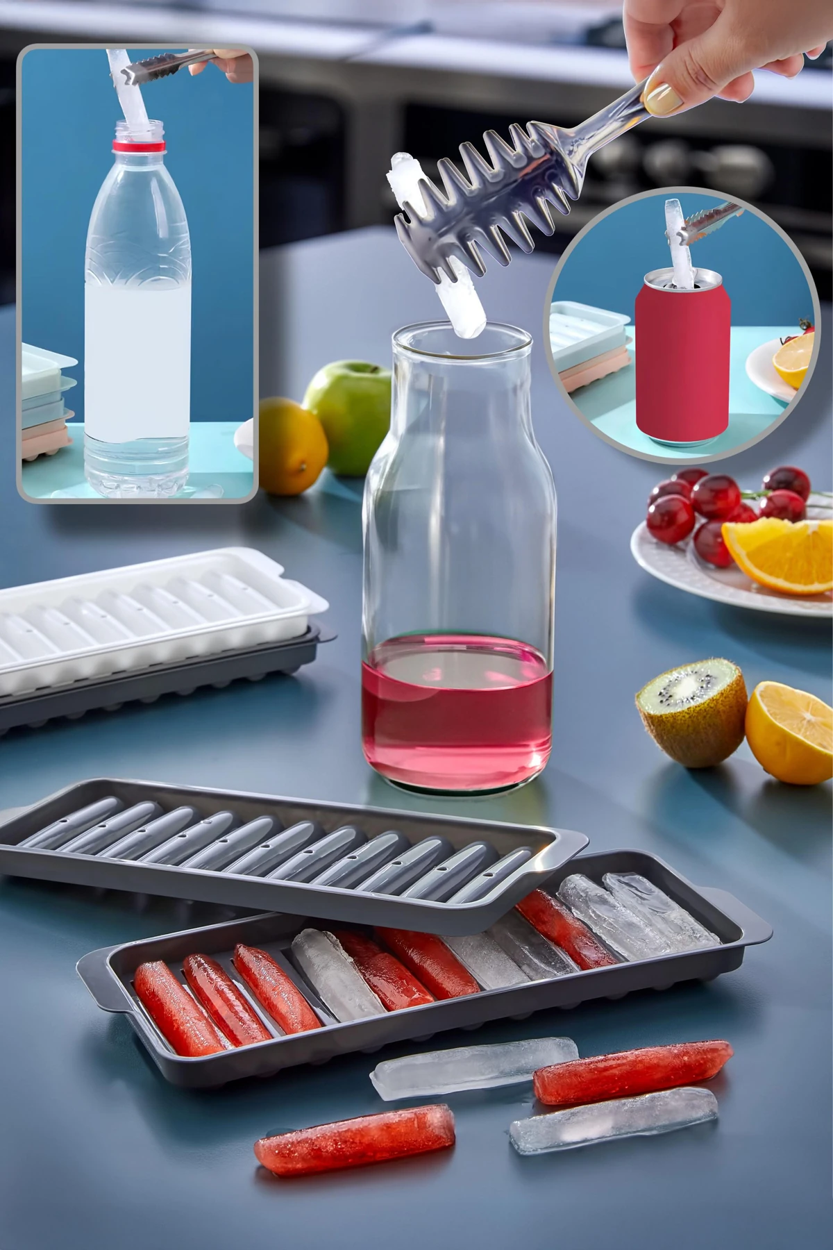 Çubuk Model Buz Kalıbı Antrasit