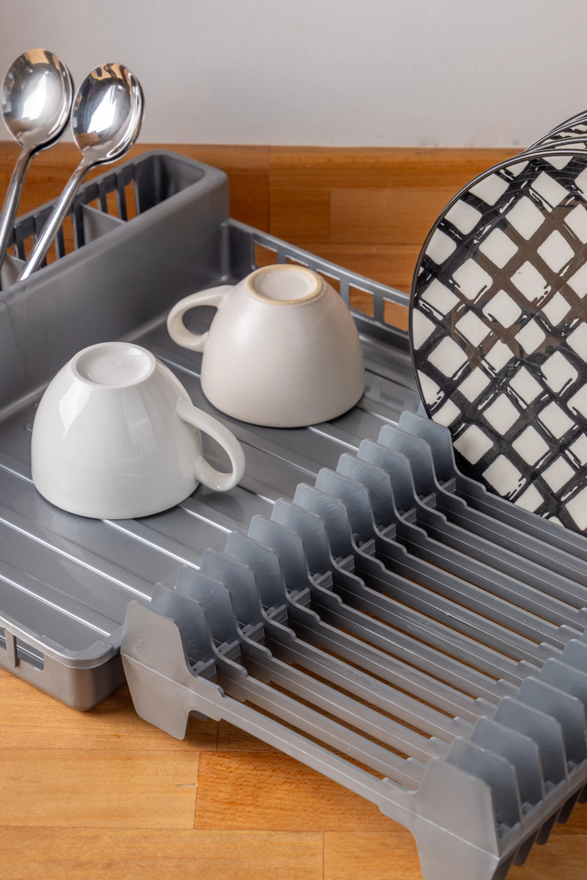 Tezgah Üstü Katlanır Bulaşıklık - Tabaklık - Kurutmalık Bulaşık Düzenleyicisi