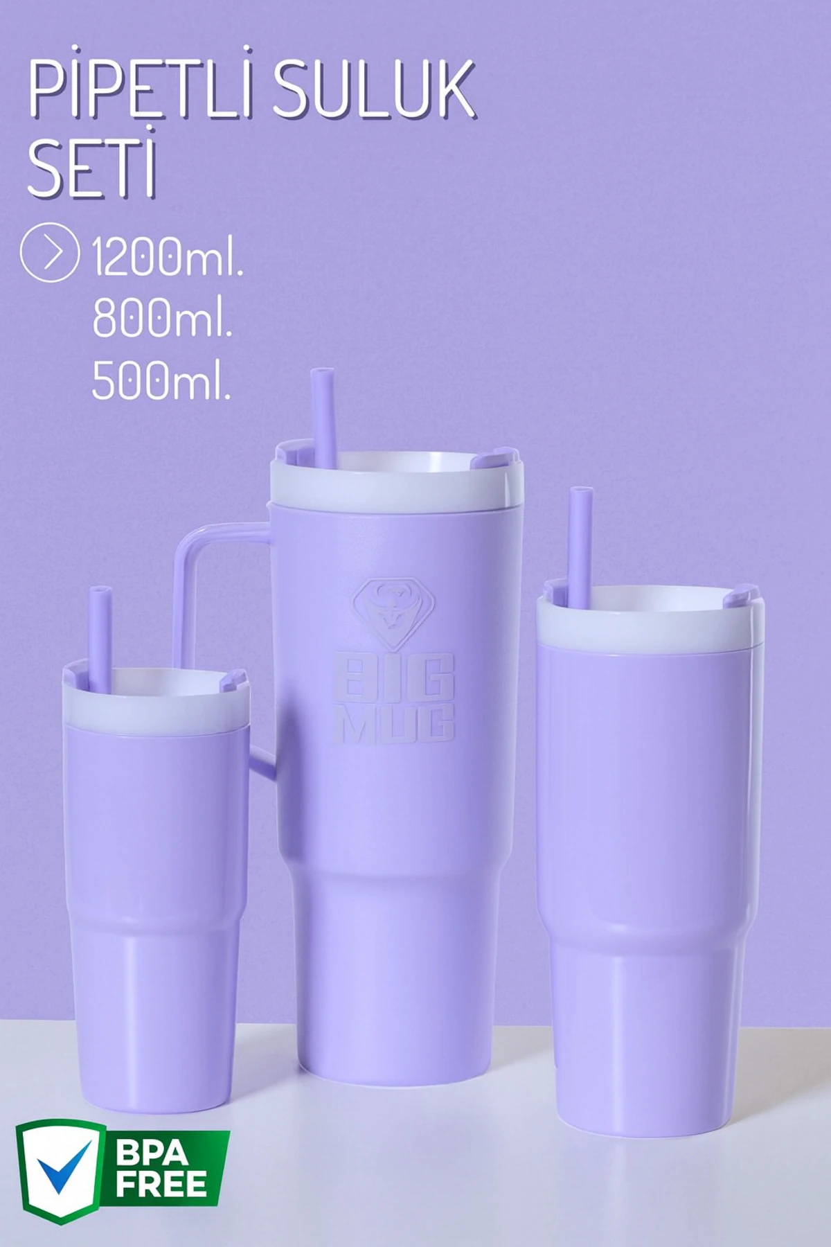 3 Boy Pipetli Suluk Seti MOR