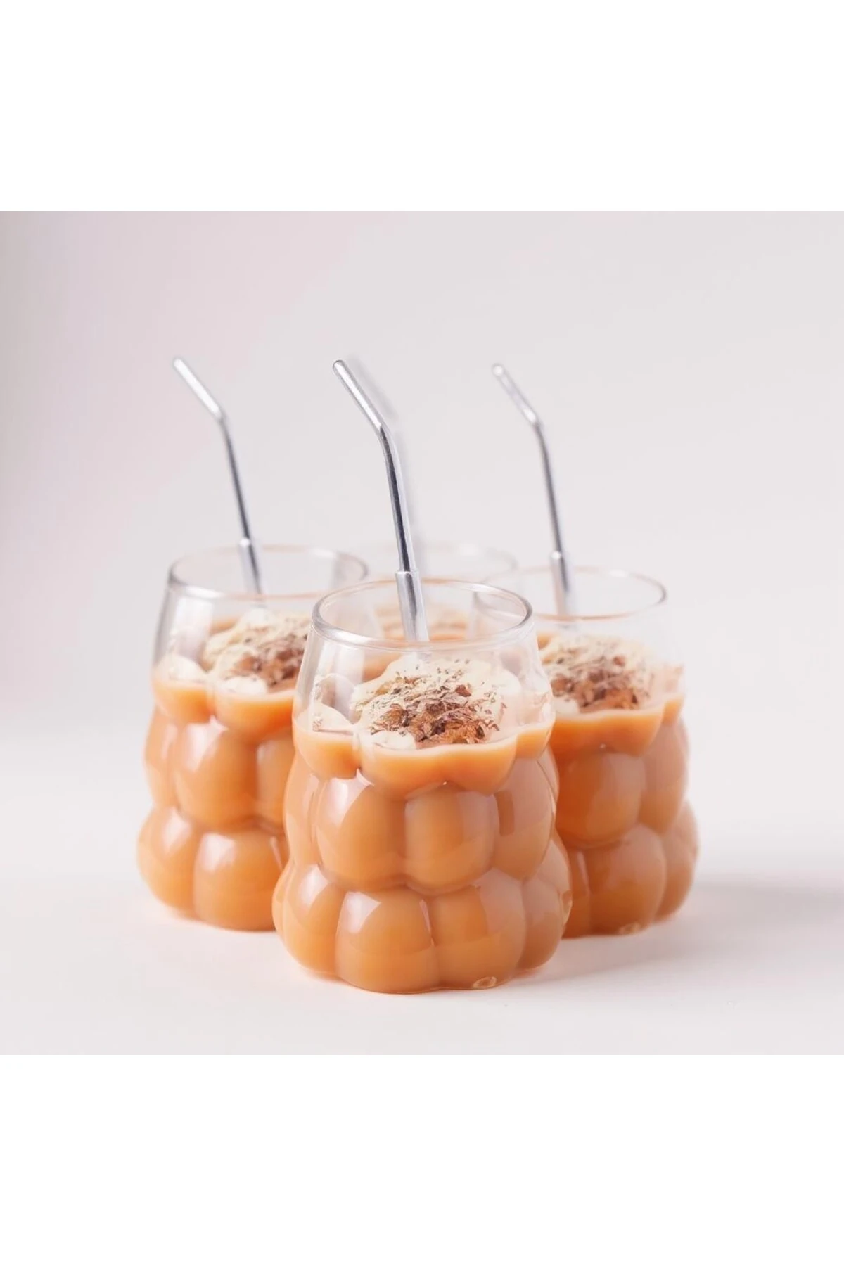 ÜZÜM MODEL MEŞRUBAT BARDAĞI 6 ADET CAM PİPETLİ