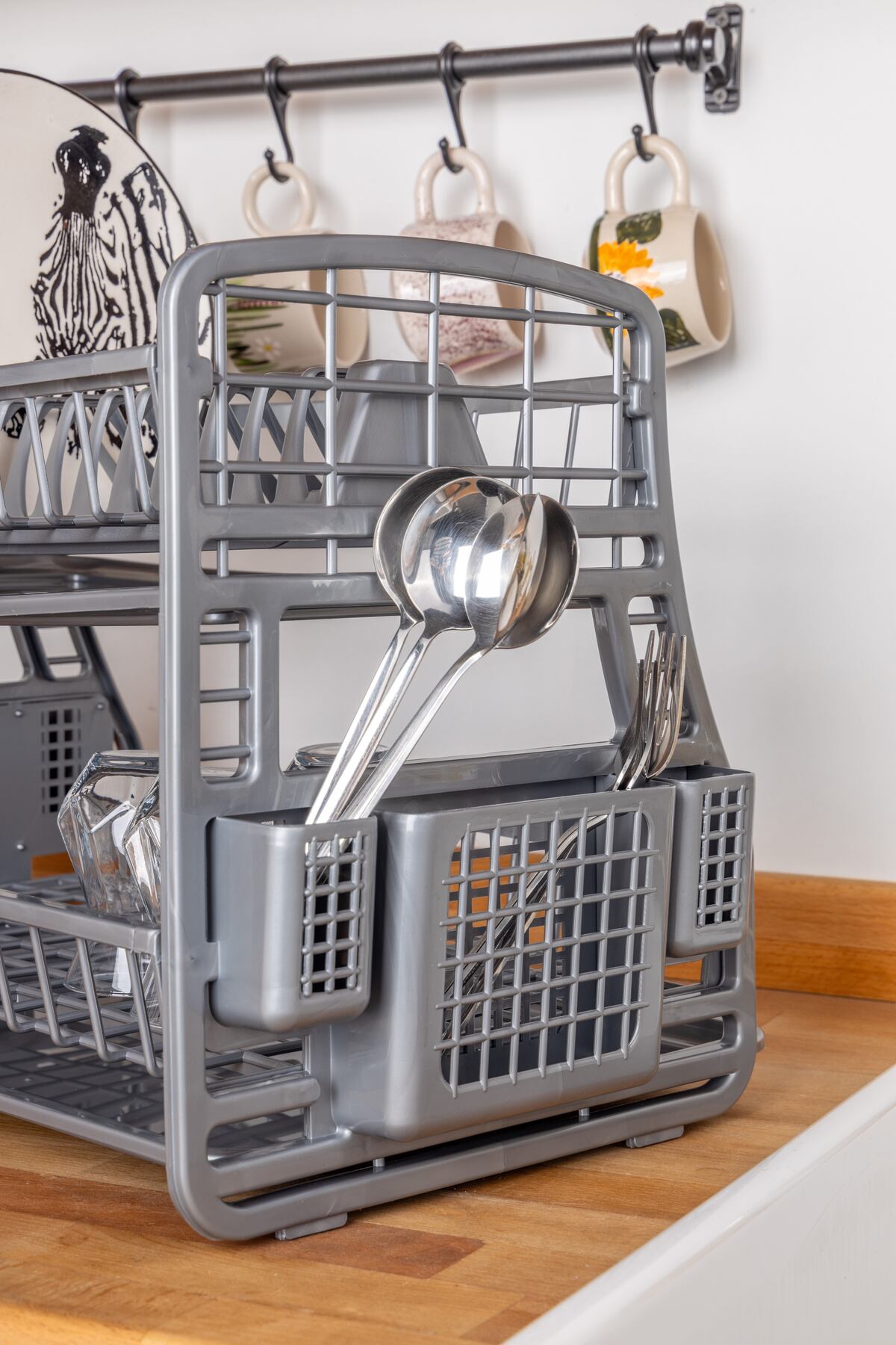 Çift Katlı Tabaklık & Bulaşık Kurutmalık