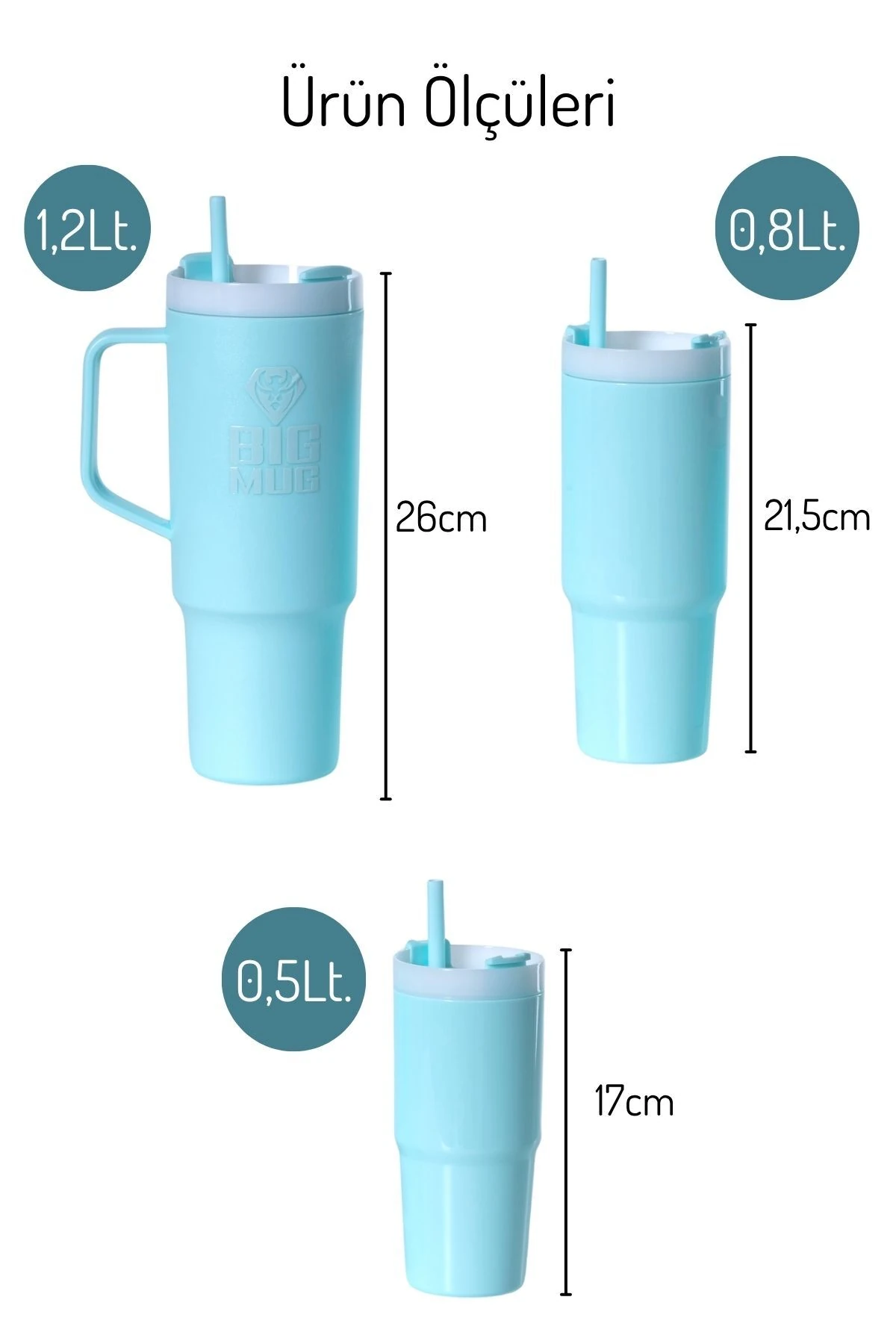 3 Boy Pipetli Suluk Seti MAVİ