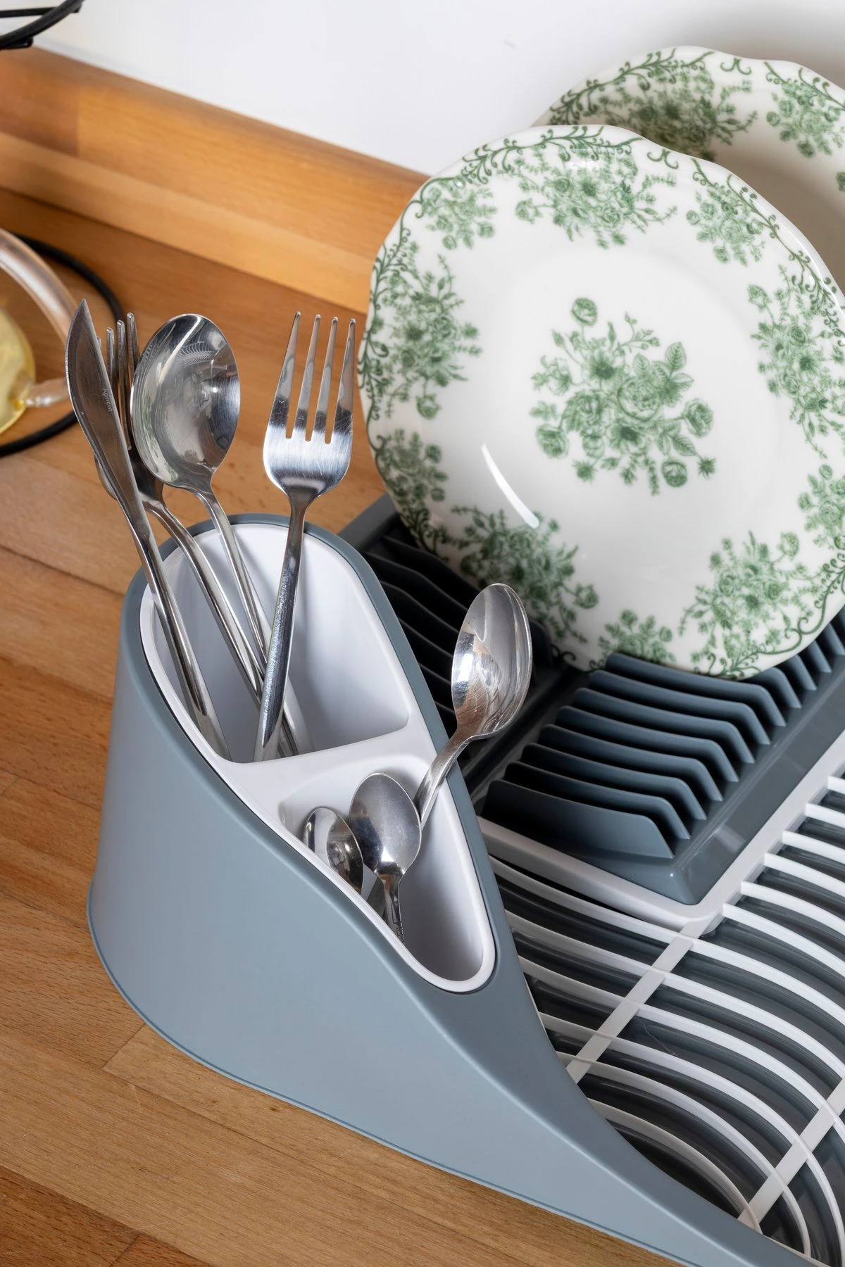 Tezgah Üstü Bulaşık Kurutmalığı Gri