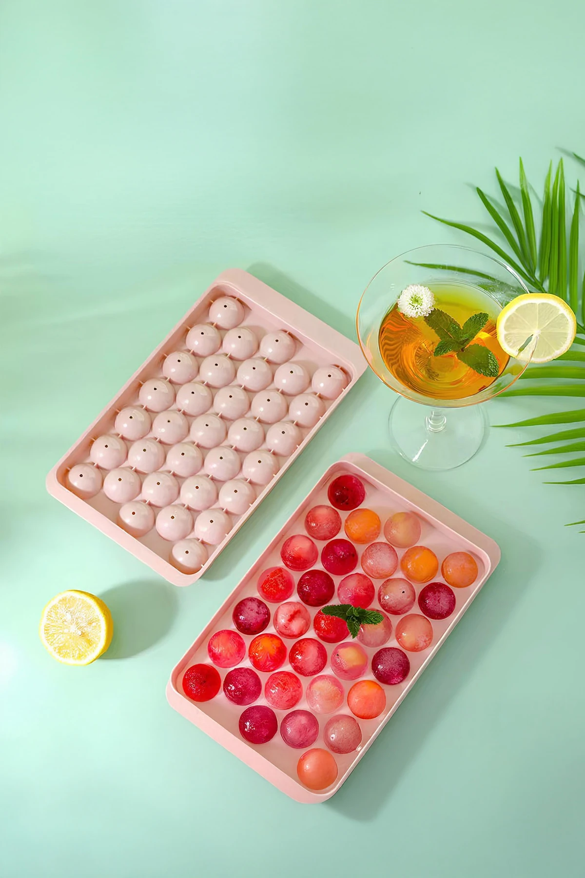 YUVARLAK MODEL BUZ KALIBI PEMBE