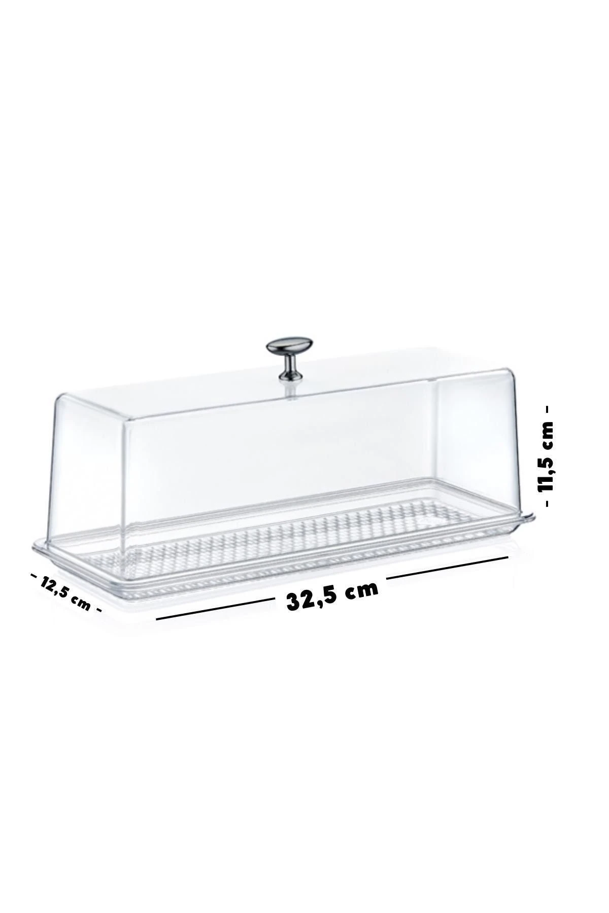 Dekoratif Tasarım Pasta, Kurabiye Saklama Ve Sunum Seti Küçük Boy