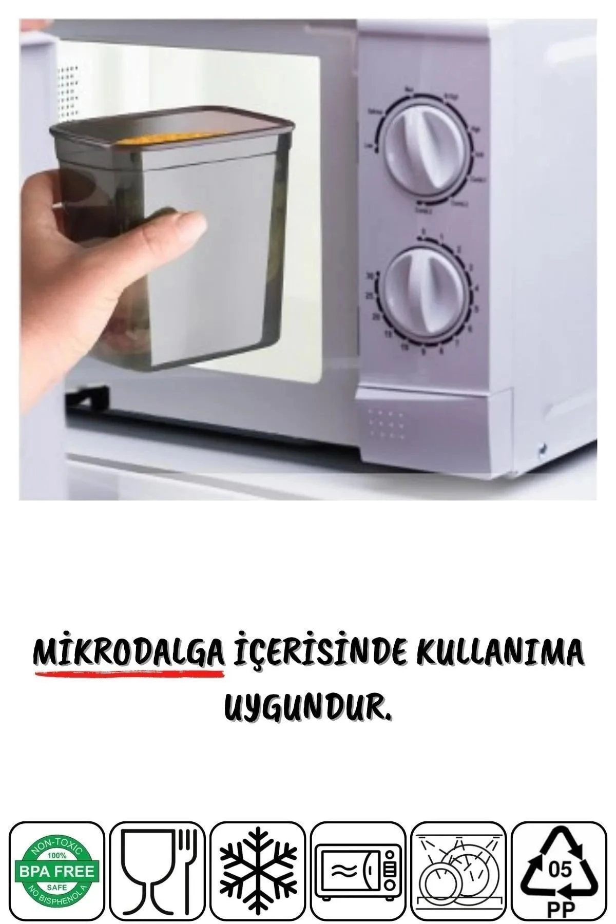 Ekonomik 24 Adet Jumbo Boy Dikdörtgen Saklama Kabı 2000 Ml Antrasit