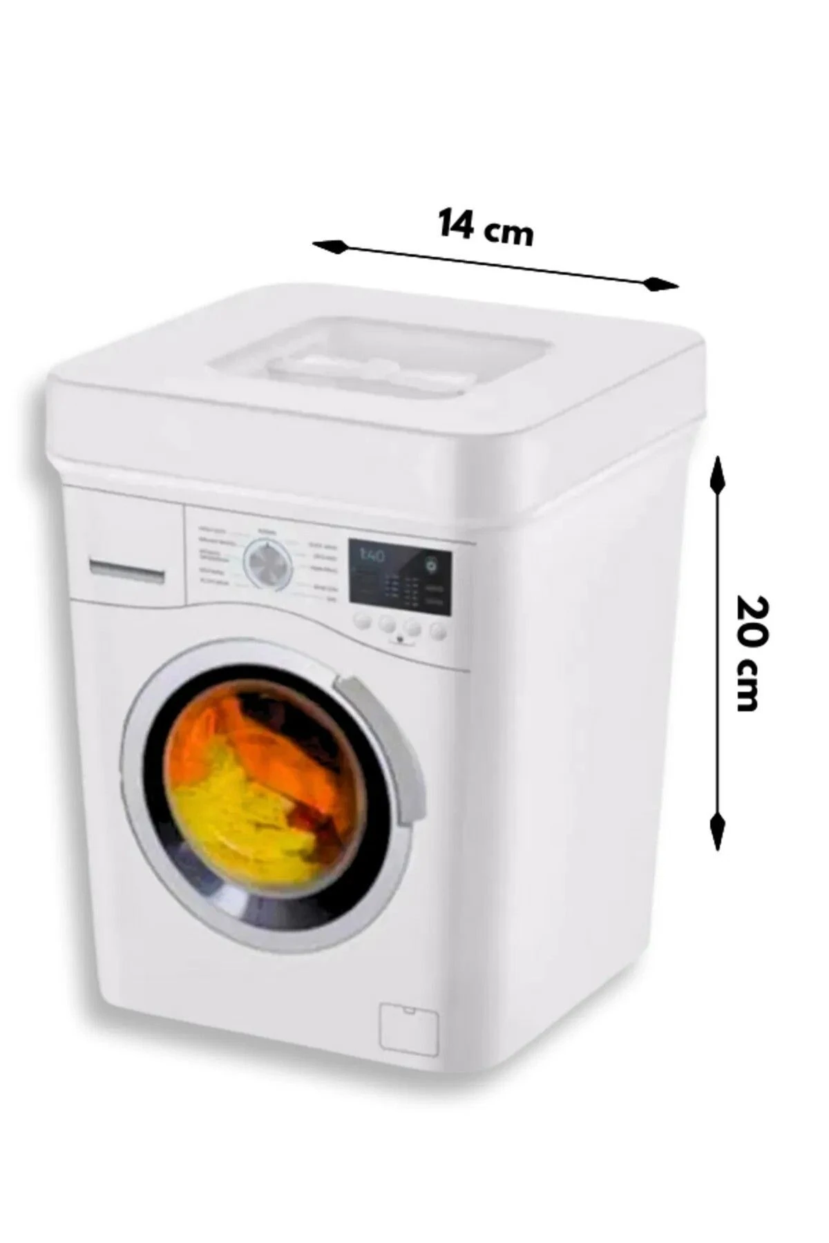 Deterjan Kutusu 3.5 Litre Kapasiteli Saklama Kutusu Banyo Düzenleyici 1 Adet