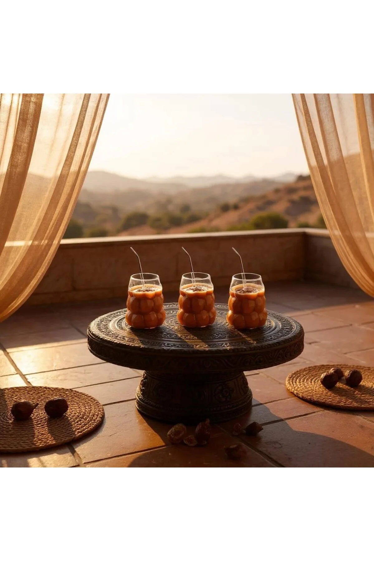 ÜZÜM MODEL MEŞRUBAT BARDAĞI 6 ADET CAM PİPETLİ