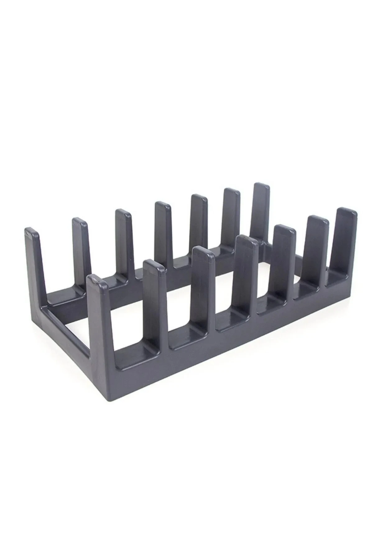 2'li Mutfak Seti Antrasit Tencere Kapak Düzenleyici Ve Kepçe Tutma Aparatı