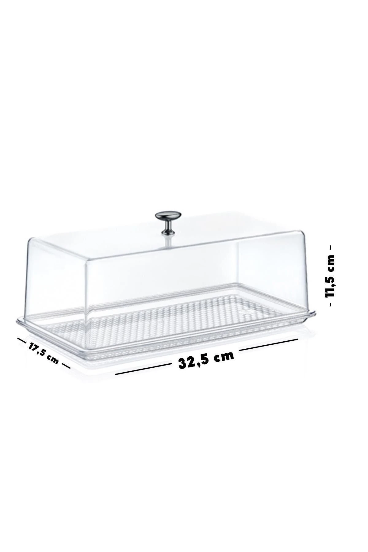 Dekoratif Tasarım Pasta, Kurabiye Saklama Ve Sunum Seti Orta Boy