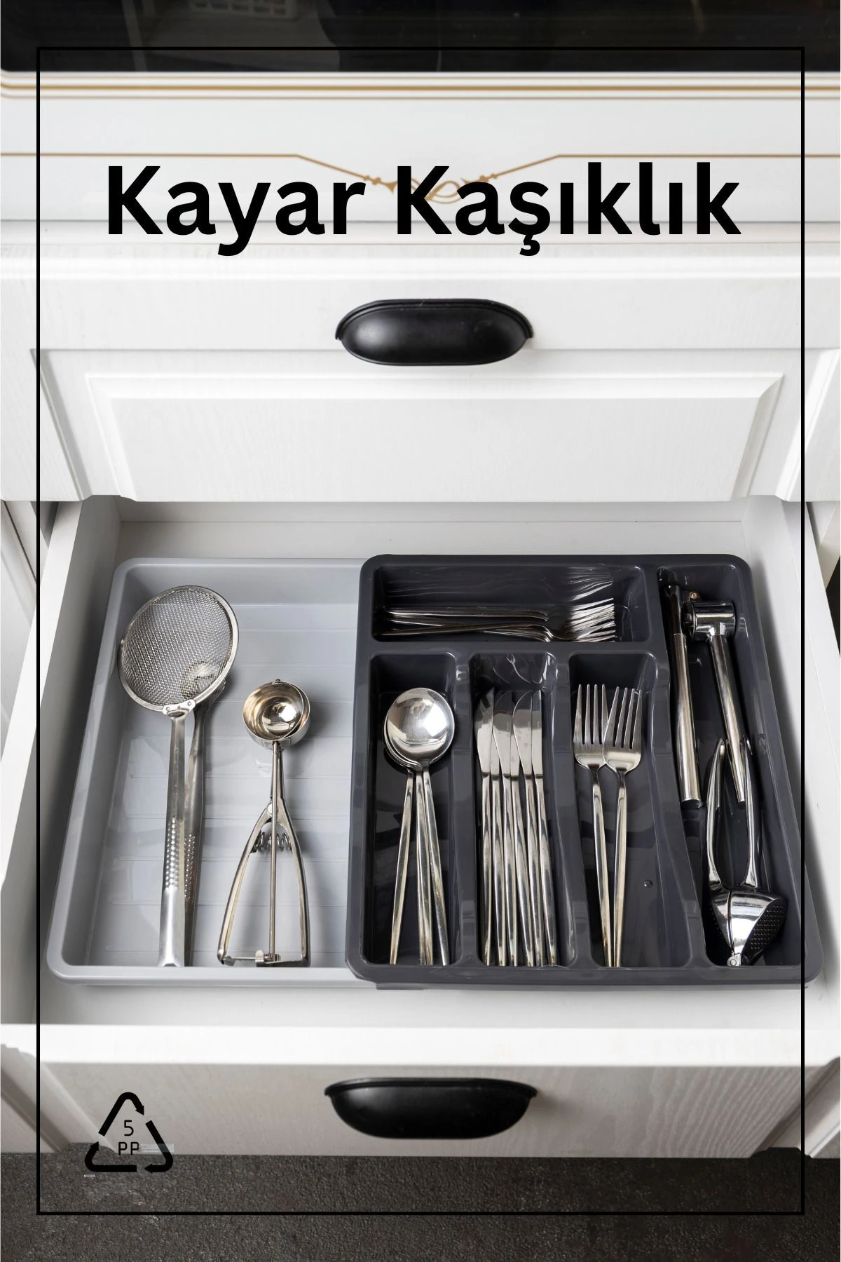 Pratik Çekmece İçi Kayar Kaşıklık