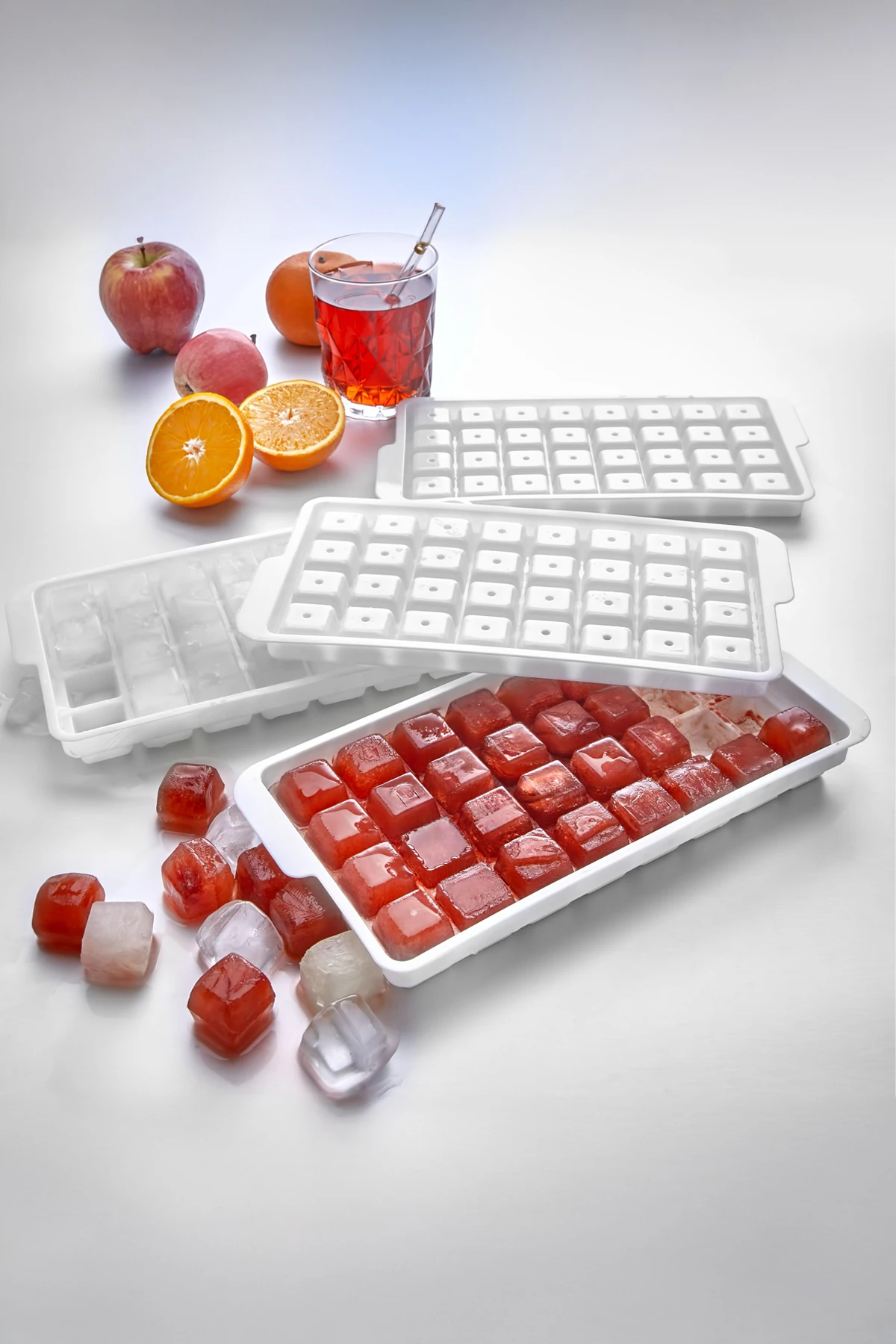 32'li Kare Model Buz Kalıbı Beyaz