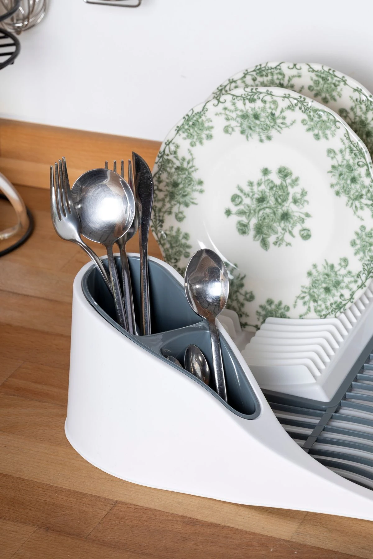 Tezgah Üstü Bulaşık Kurutmalığı Beyaz