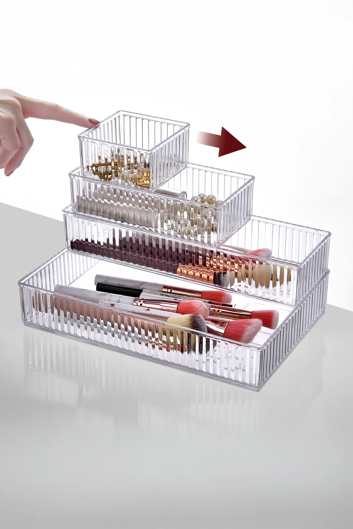 6'lı Modüler Set Çekmece Içi Düzenleyici