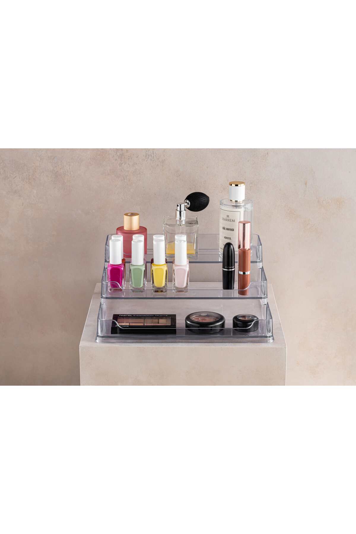 Kozmetik,Banyo,Mutfak Düzenleyici Clear Stand Organizer