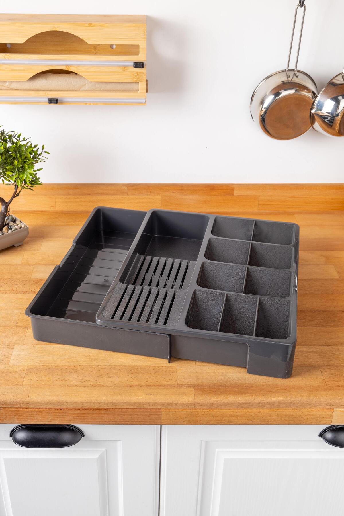 Maxi Ayarlanabilir Kayar Kızaklı Kaşıklık Antrasit