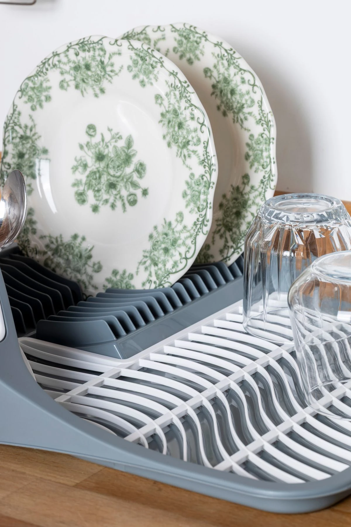 Tezgah Üstü Bulaşık Kurutmalığı Gri