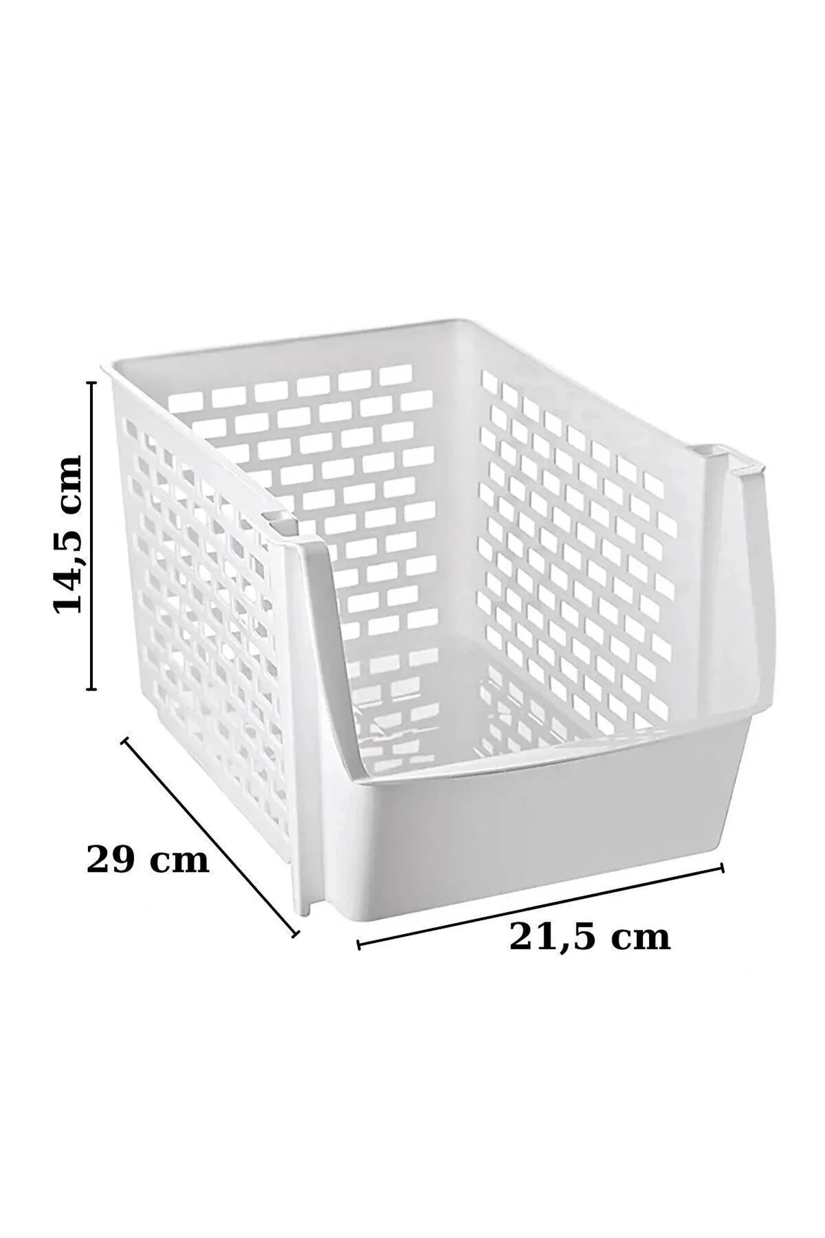 4 Adet Çok Amaçlı Katlı Düzenleyici Beyaz