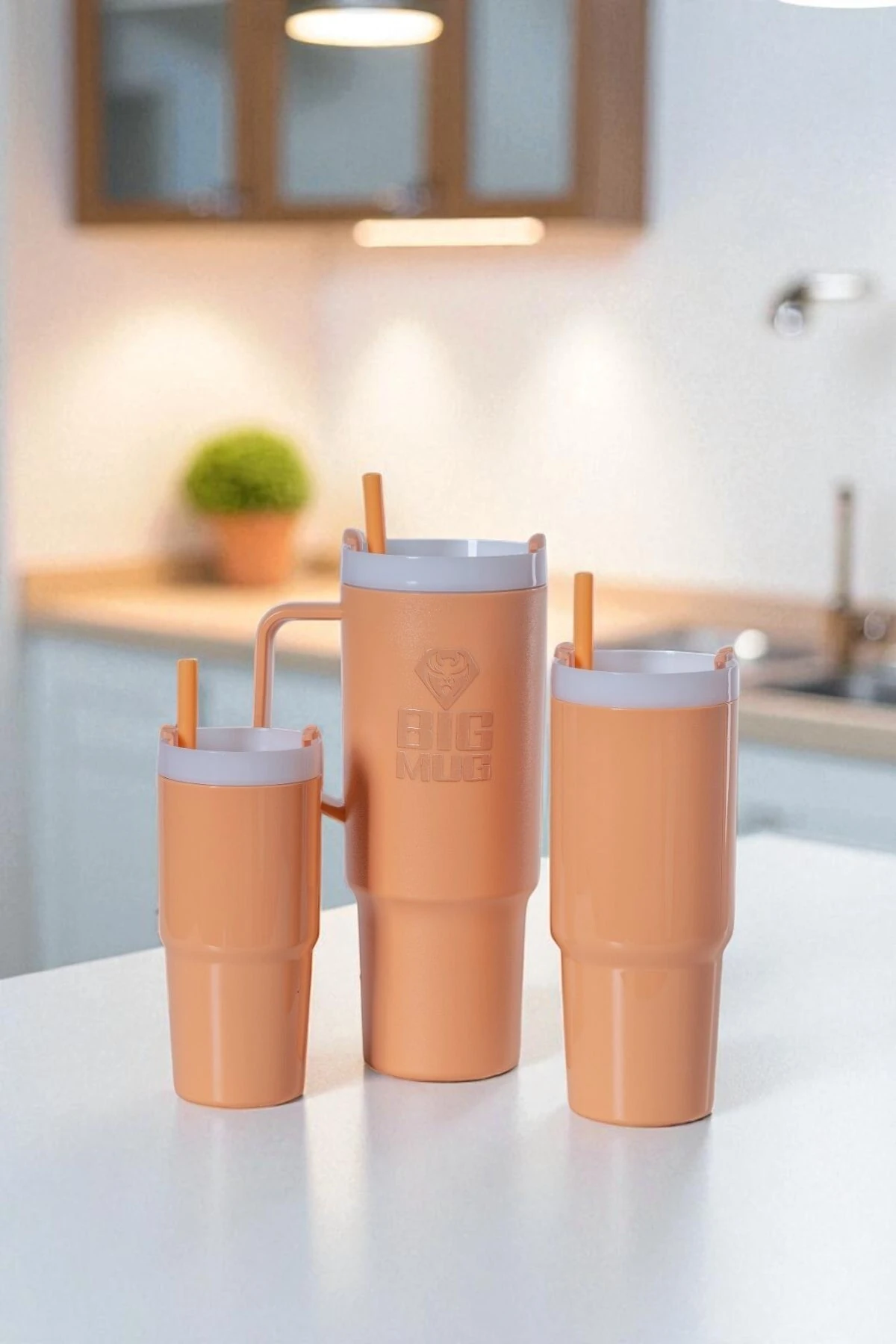 3 Boy Pipetli Suluk Seti TURUNCU