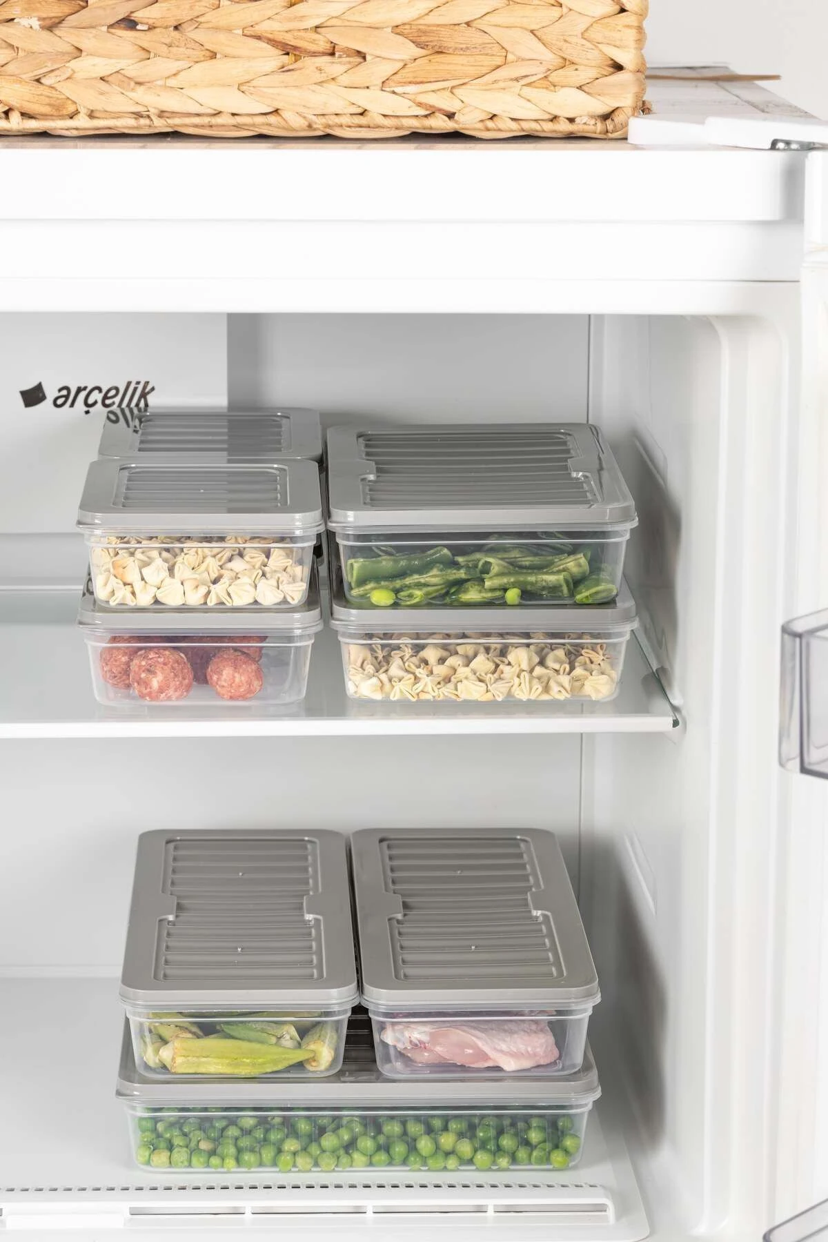 18'li Set Freshbox Mikrodalga Ve Difrize Uygun Saklama Kabı