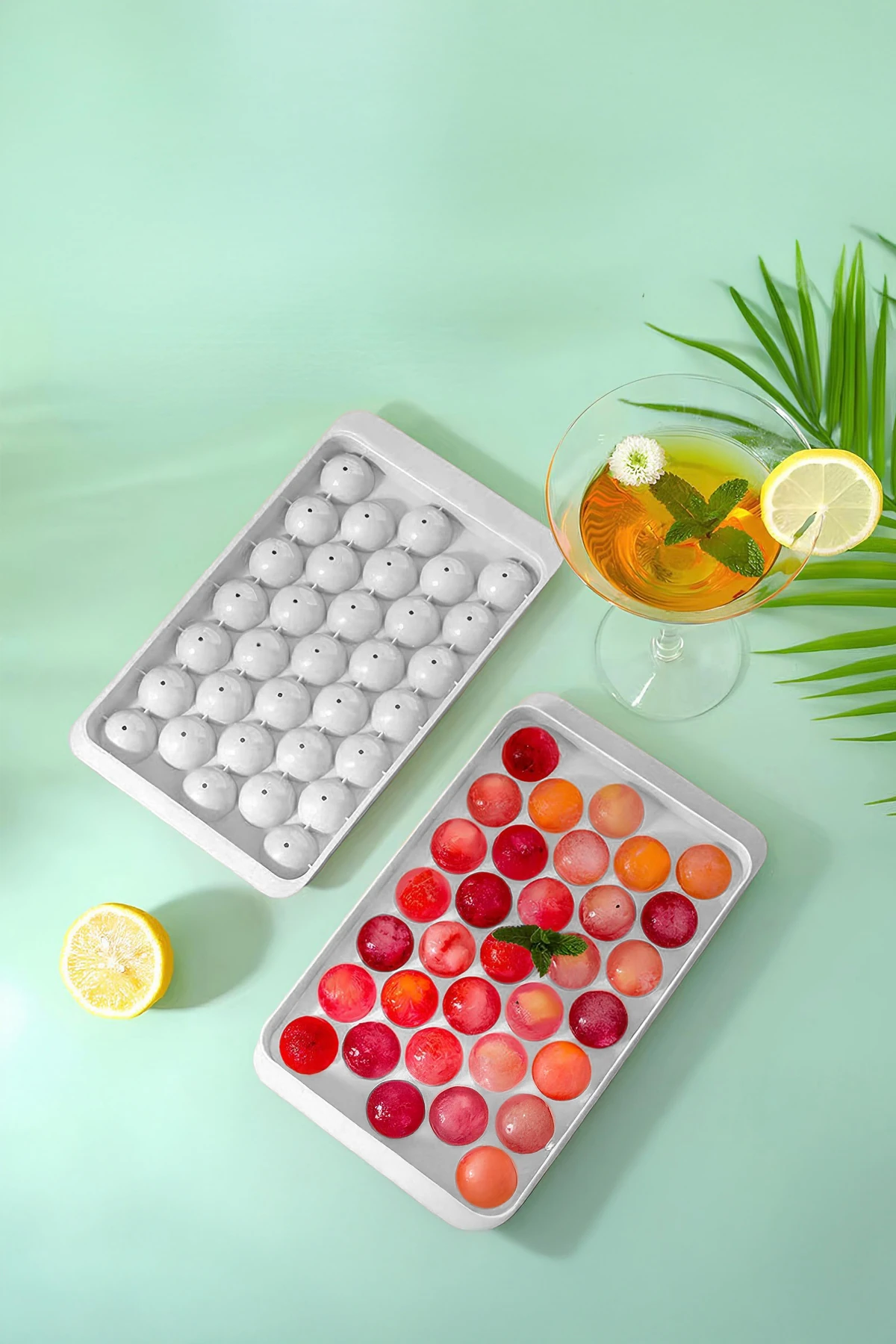 YUVARLAK MODEL BUZ KALIBI BEYAZ