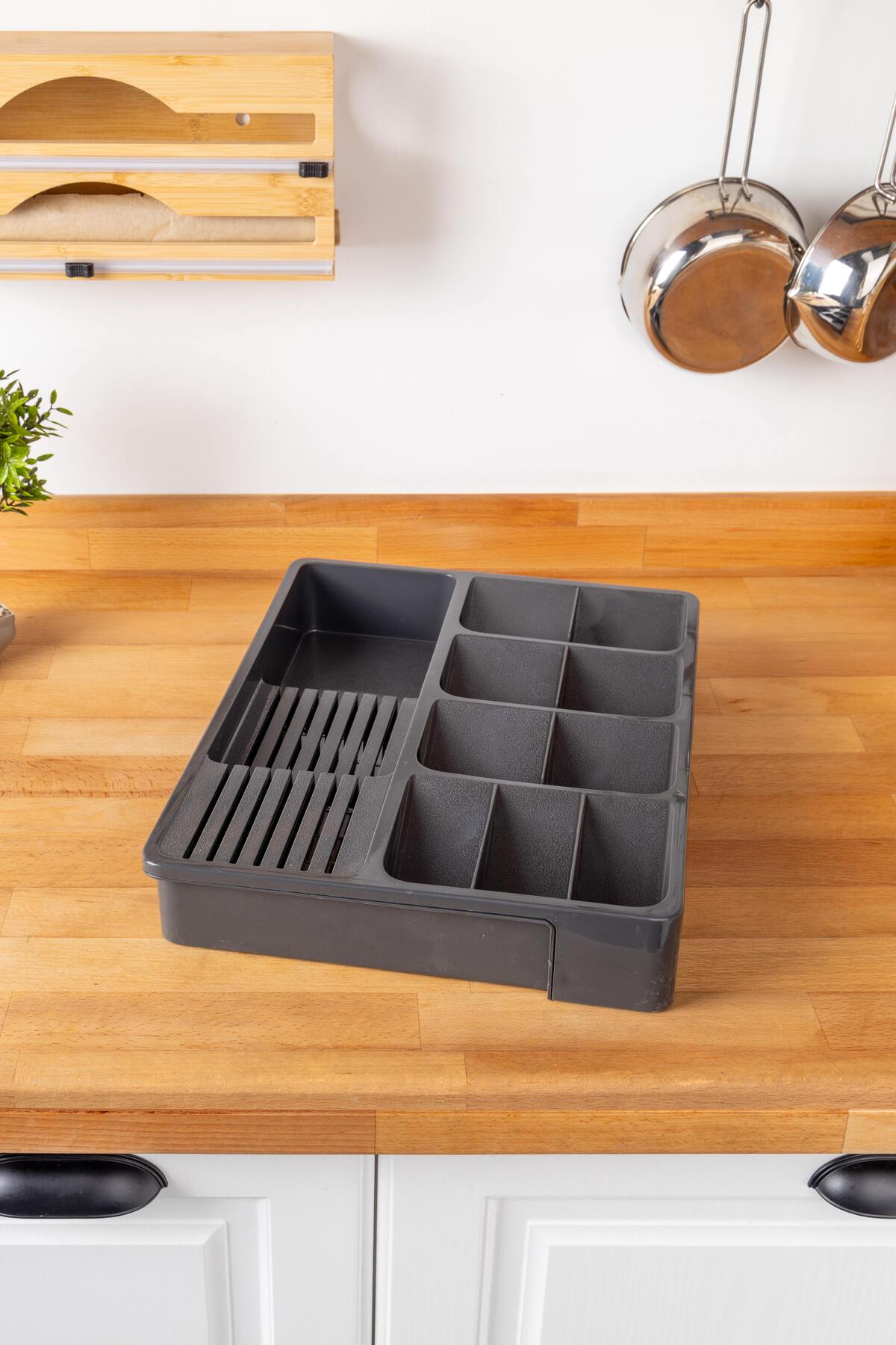 Maxi Ayarlanabilir Kayar Kızaklı Kaşıklık Antrasit