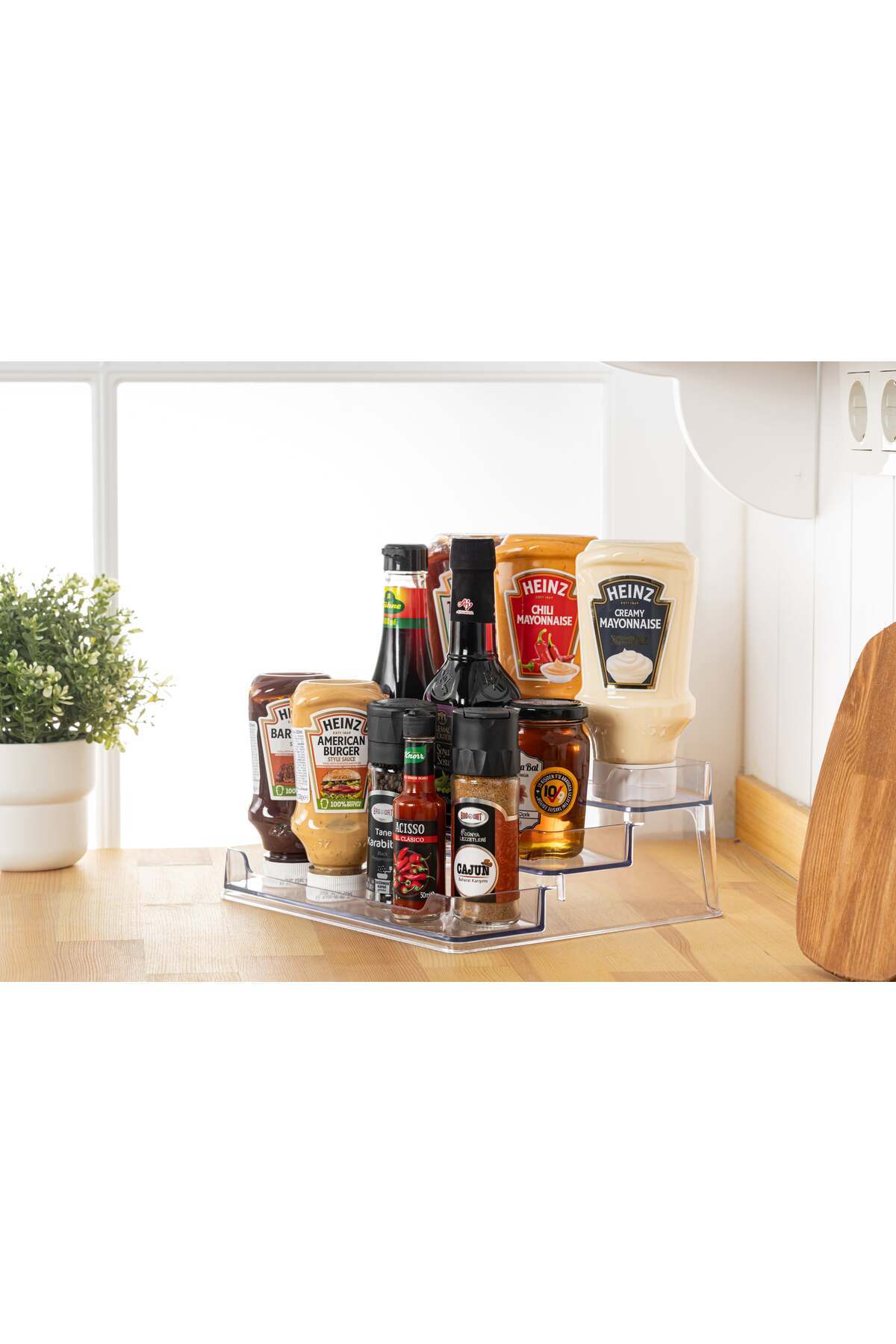 Kozmetik,Banyo,Mutfak Düzenleyici Clear Stand Organizer