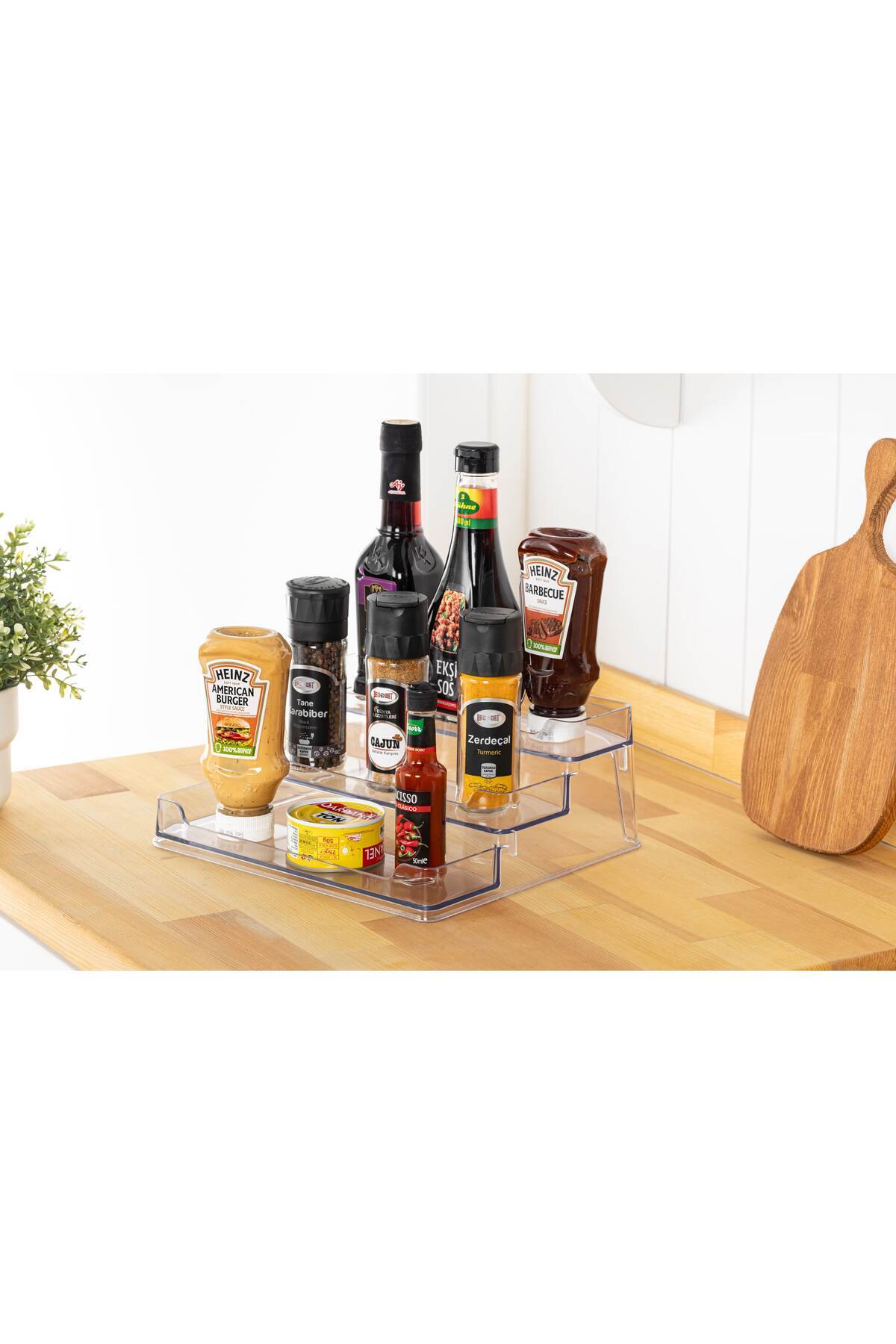 Kozmetik,Banyo,Mutfak Düzenleyici Clear Stand Organizer