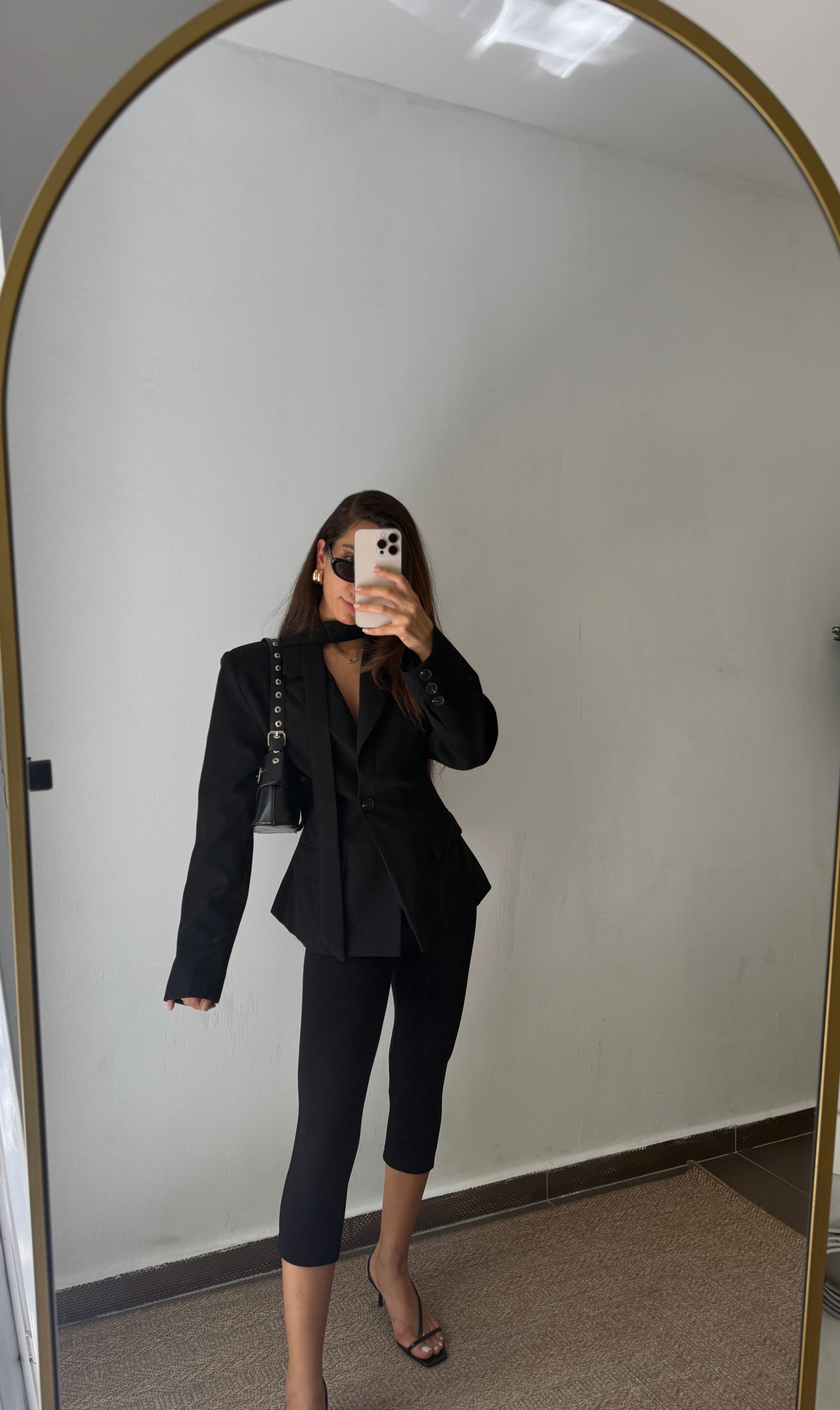 BELDEN OTURMALI FULARLI BLAZER 