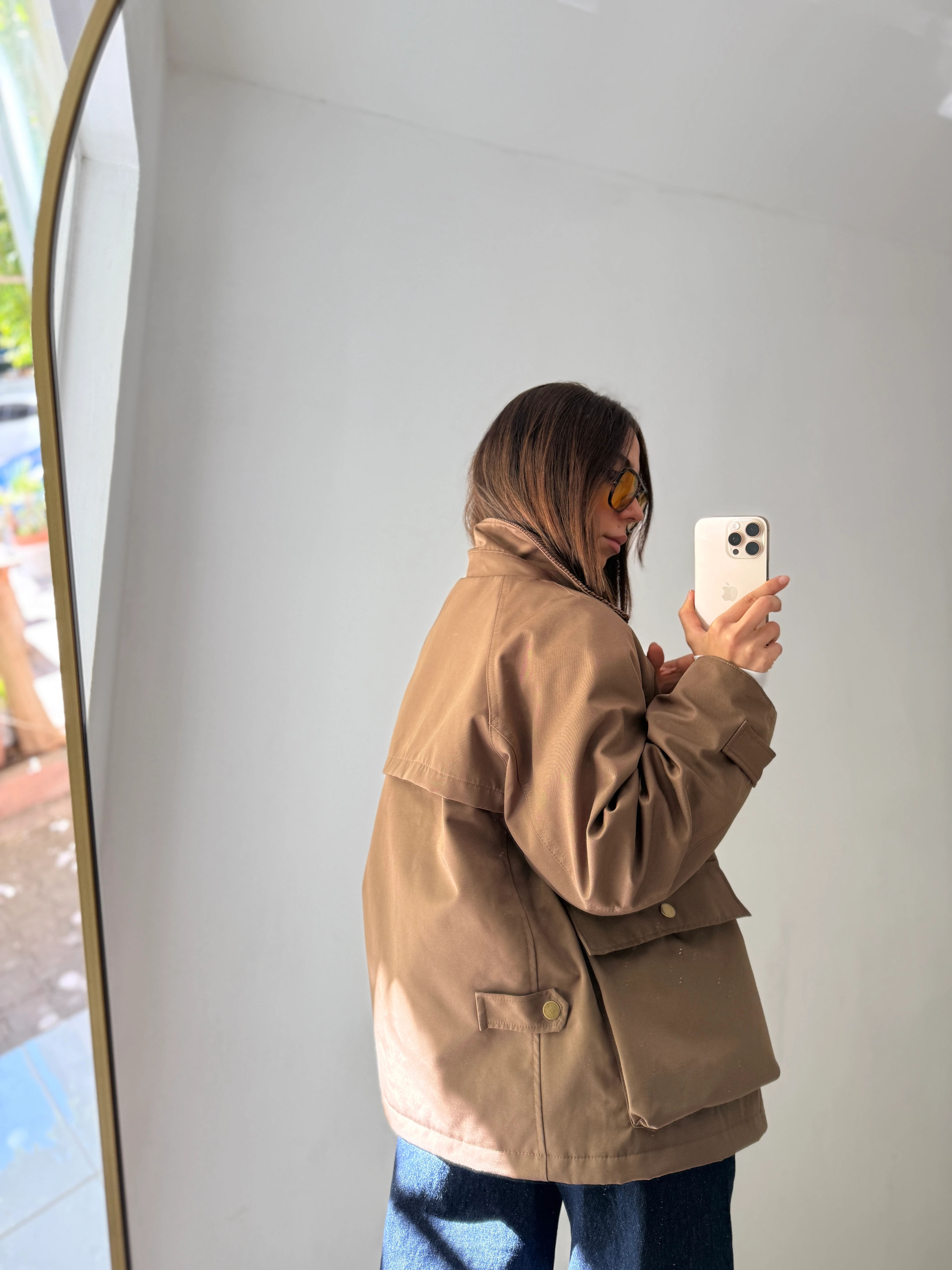 KADİFE YAKA DETAYLI CEKET 